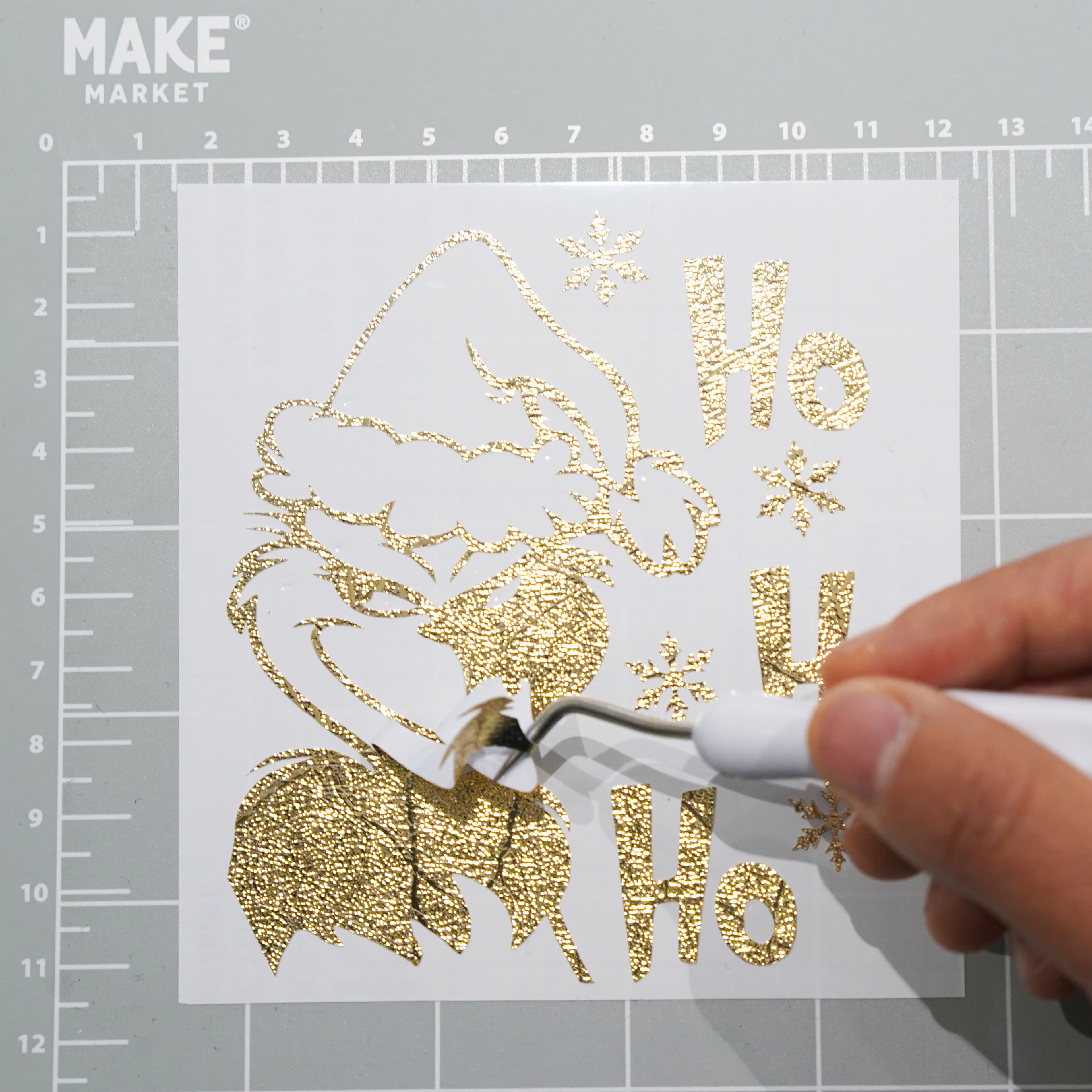 12 Pack: Textured Metallic Permanent Vinyl by Make Market®