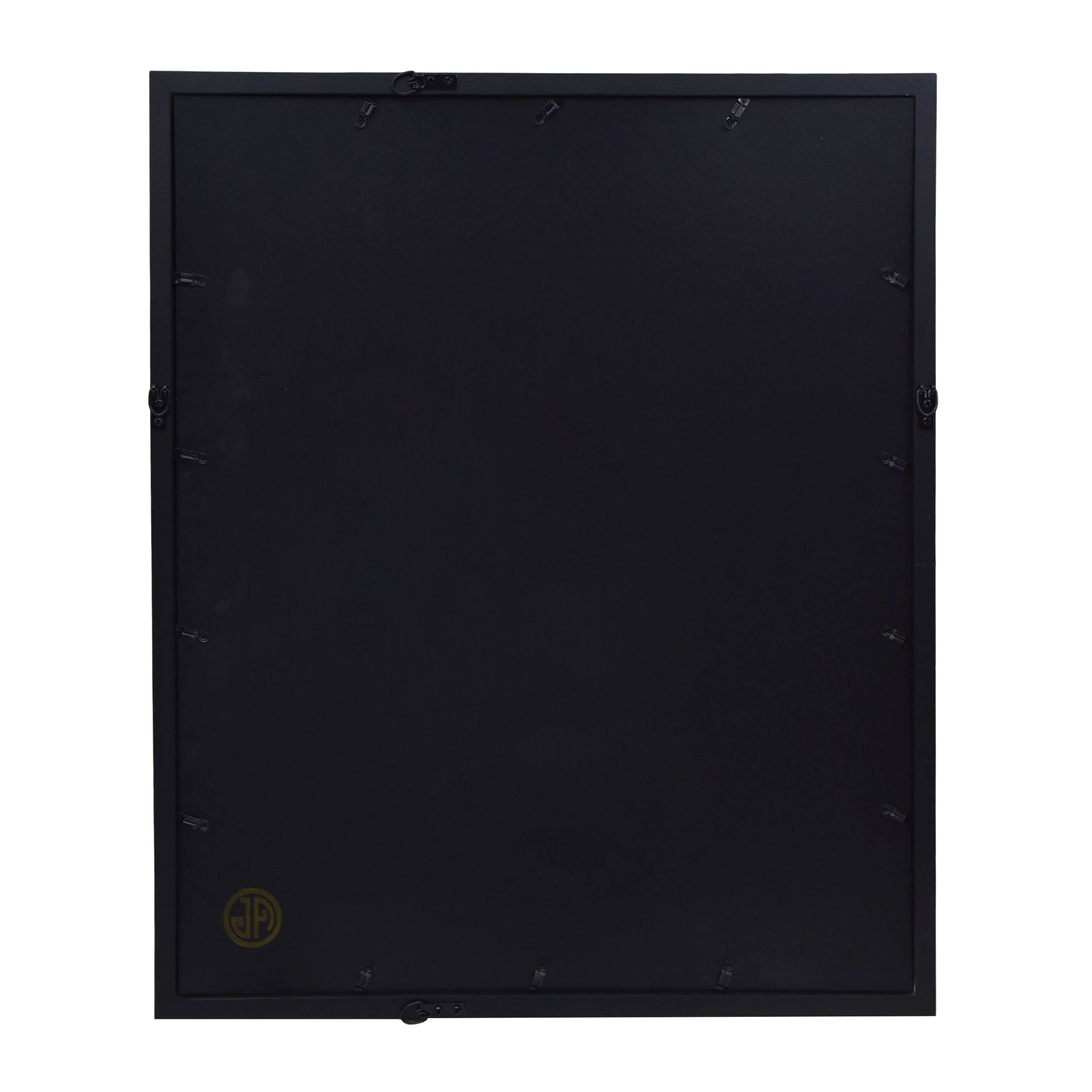 Jonathan Adler x Michaels 14" x 18" Black & White Leaf Herringbone Matted Wood Wall Frame