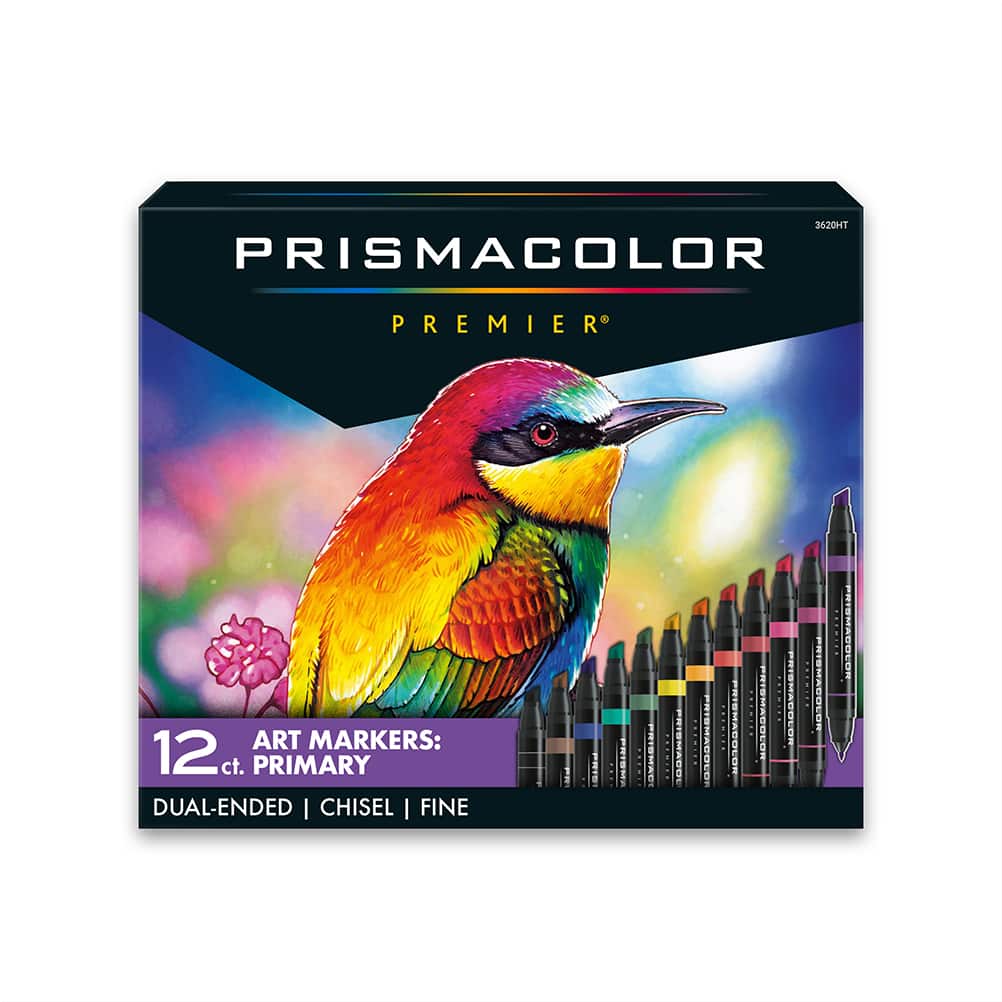 Prismacolor® Premier® Primary Dual-Ended Art Markers, 12ct.