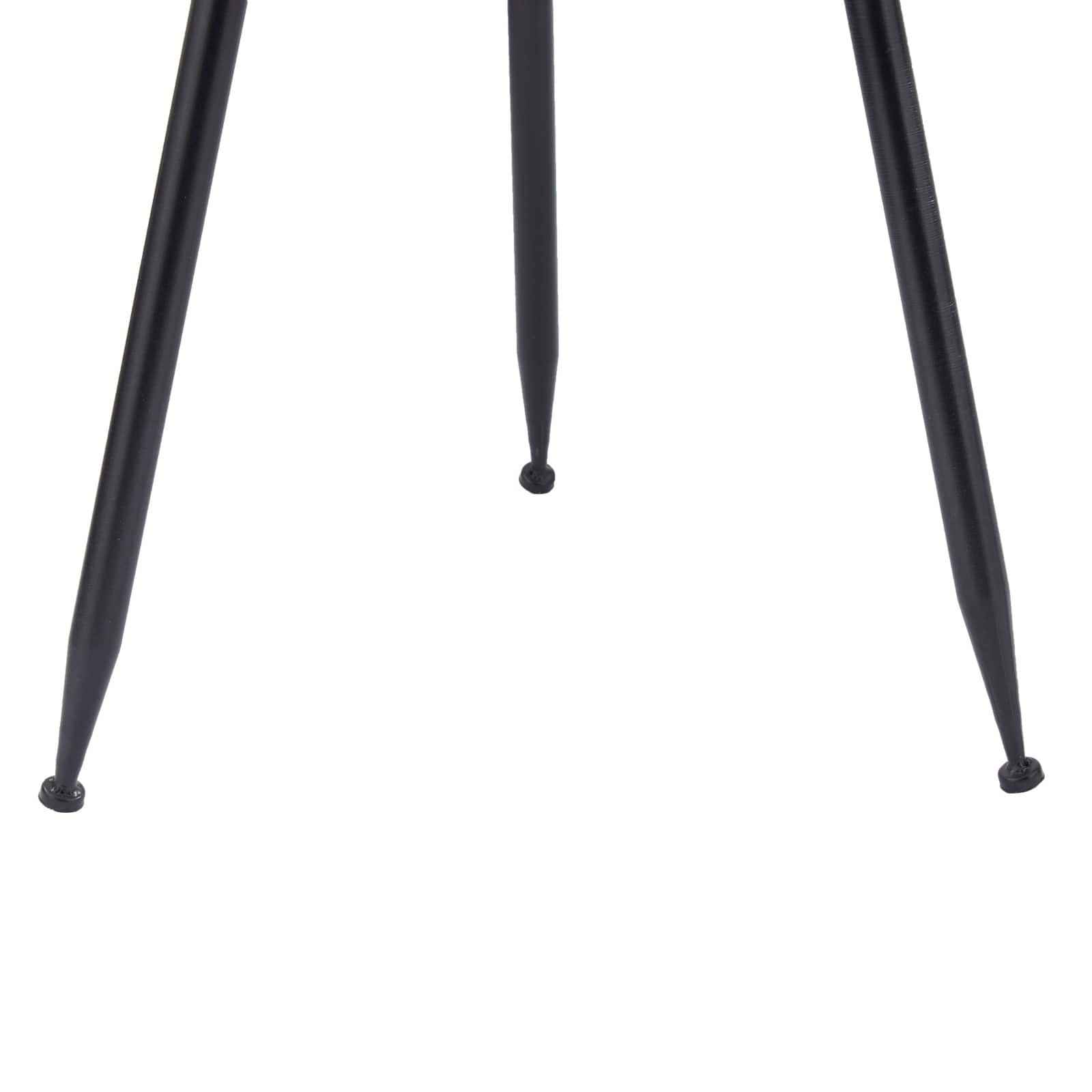 Set of 2" Black Metal Modern Planter, 20" x 20" x 20"