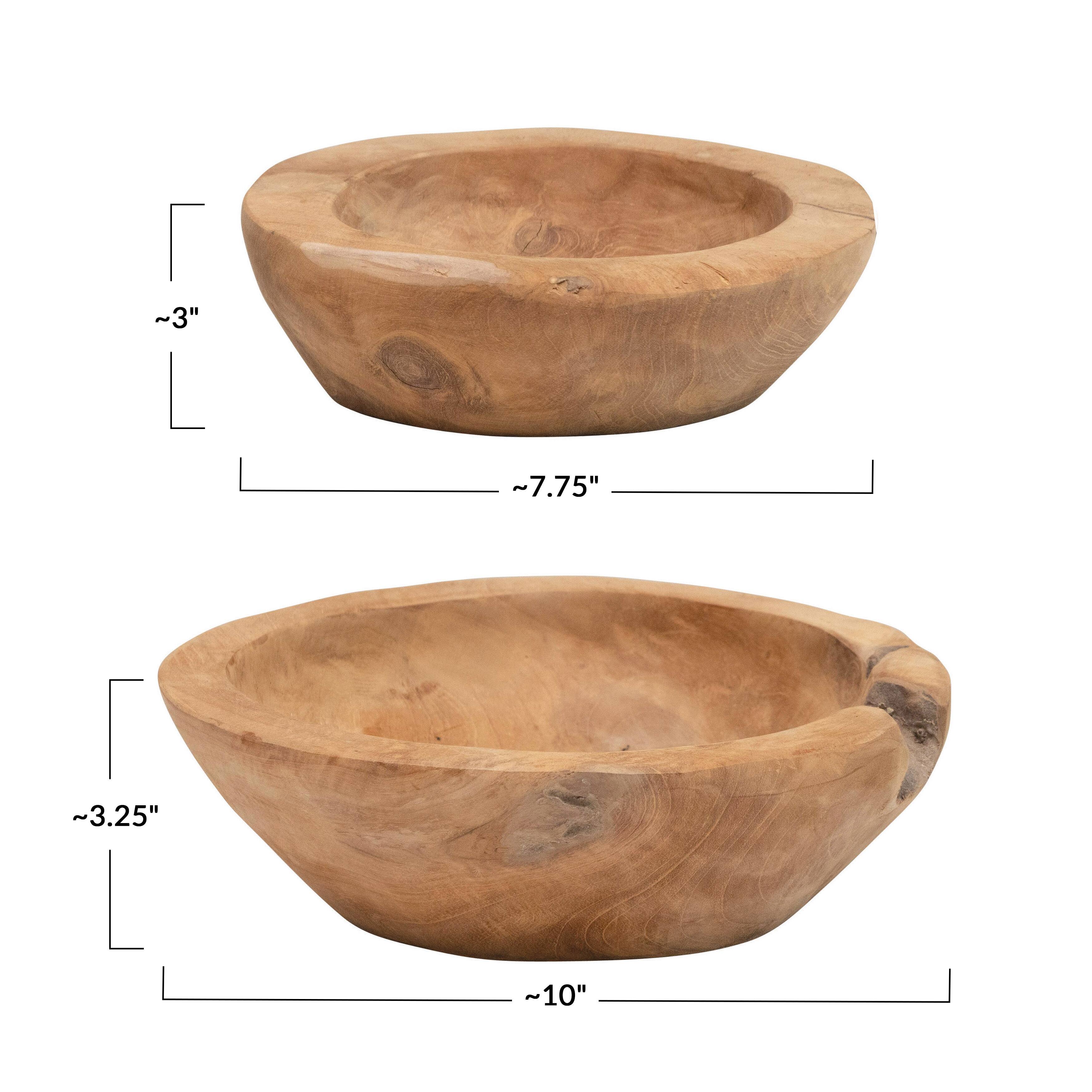 Hello Honey® Teakwood Bowl Set