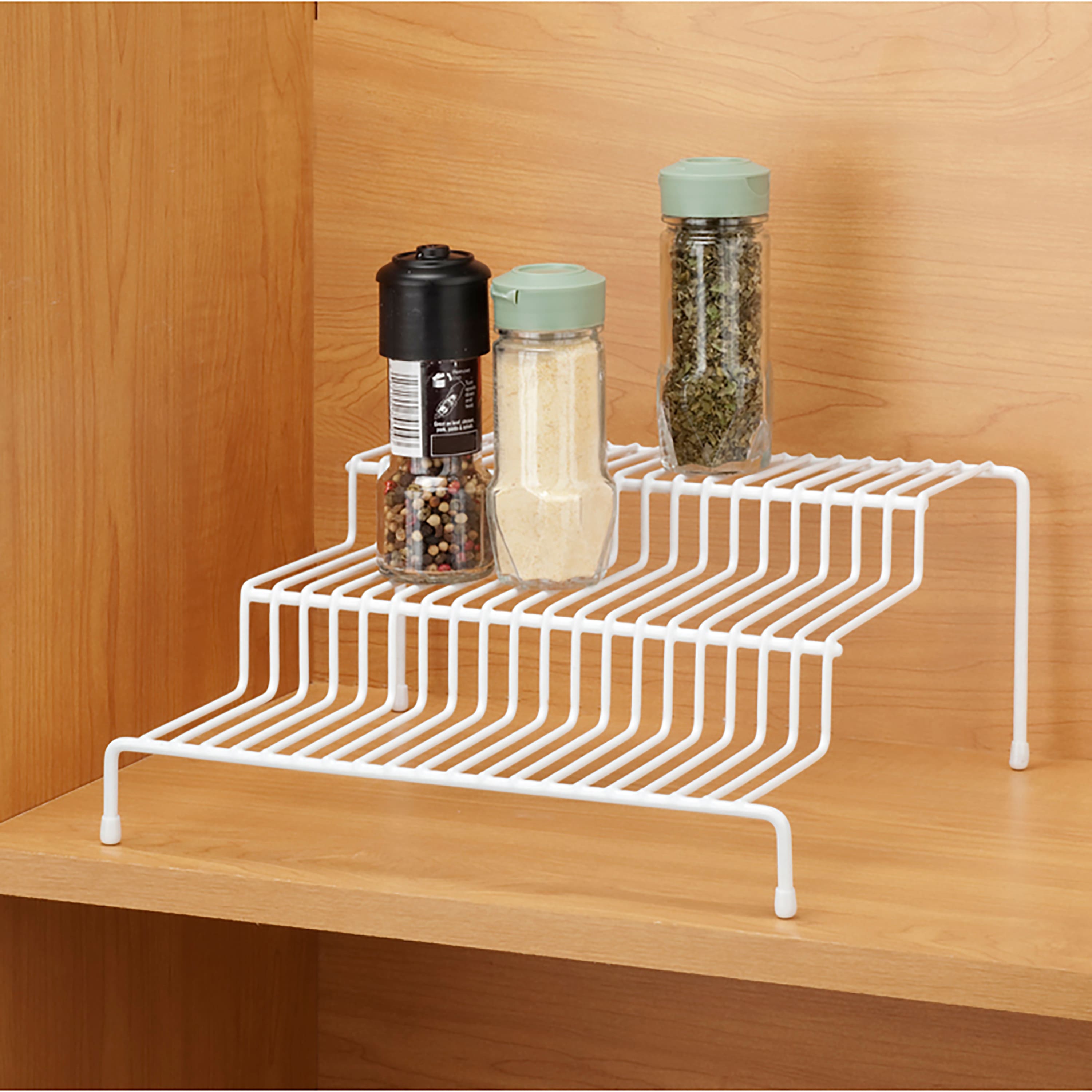 Kitchen Details 10" 3-Tier Spice Rack Shelf Organizer