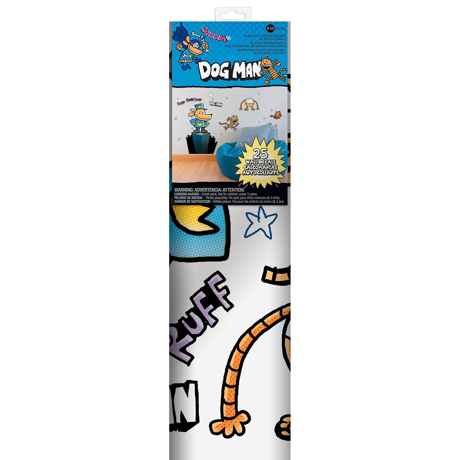 RoomMates Dogman Giant Peel & Stick Wall Decals