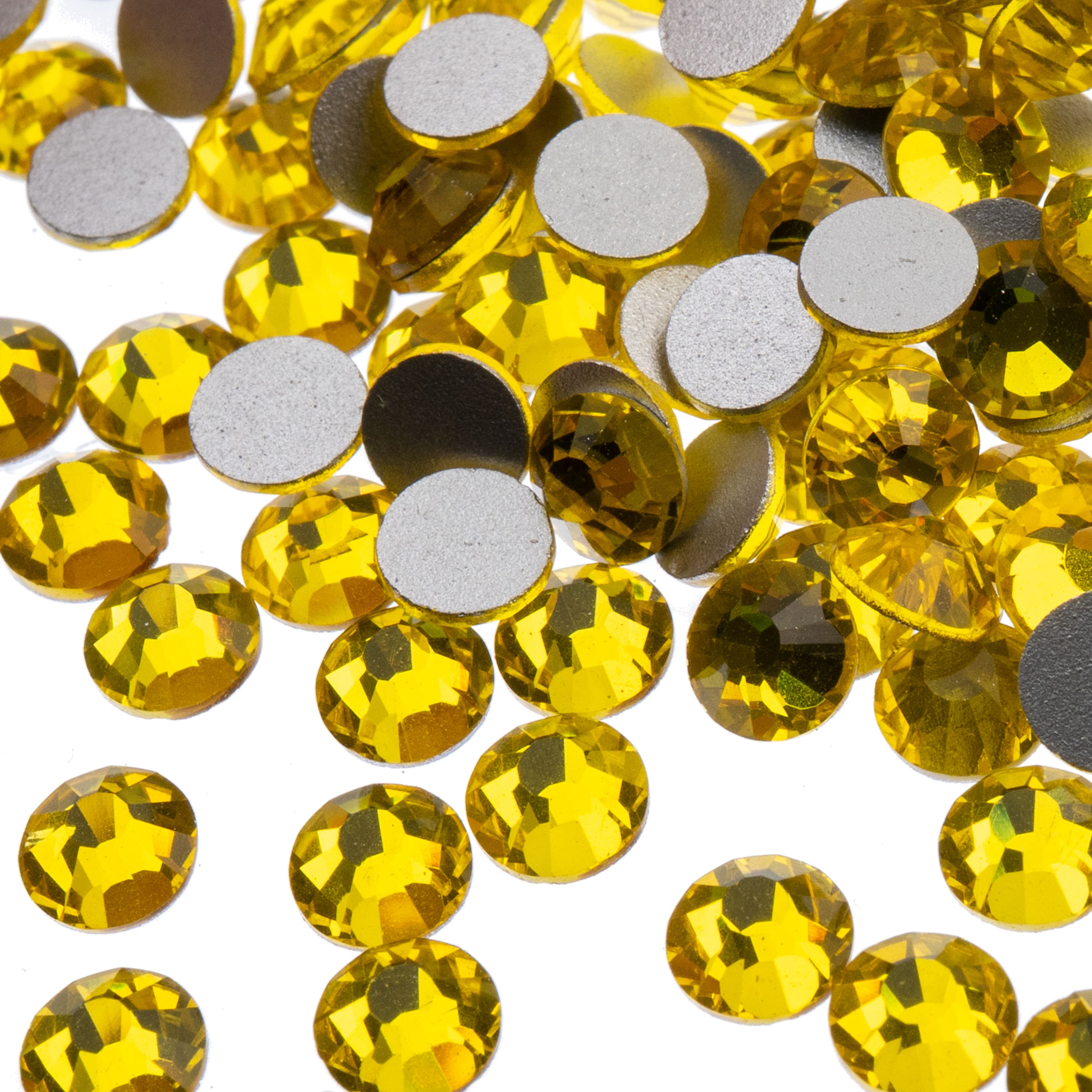 John Bead Crystal Lane SS30 Glass Round Flatback Rhinestones, 72ct.