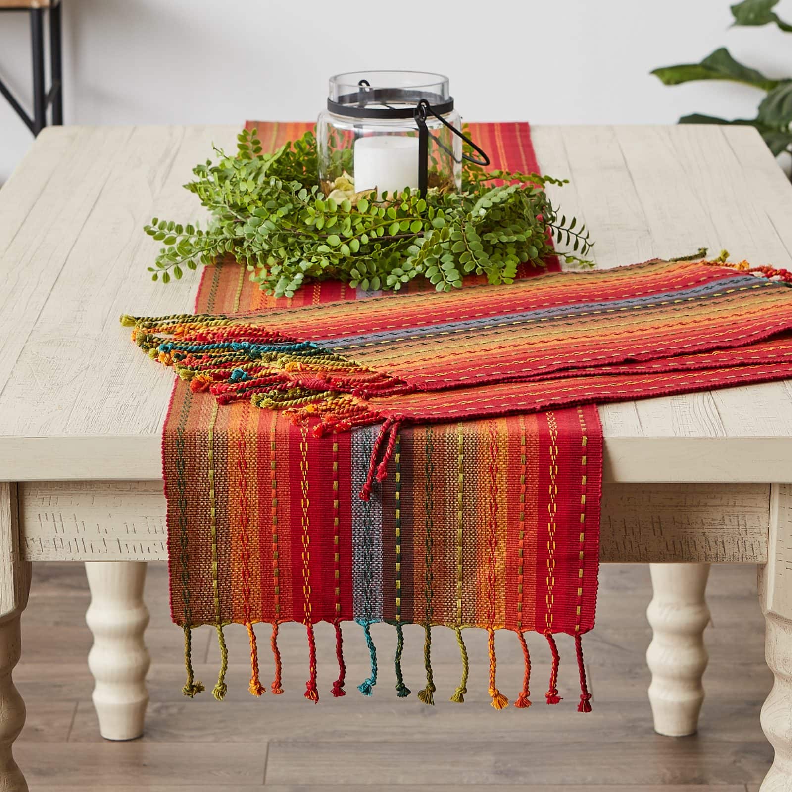 DII® Spice Tonal Stripe With Fringe Placemats, 6ct.