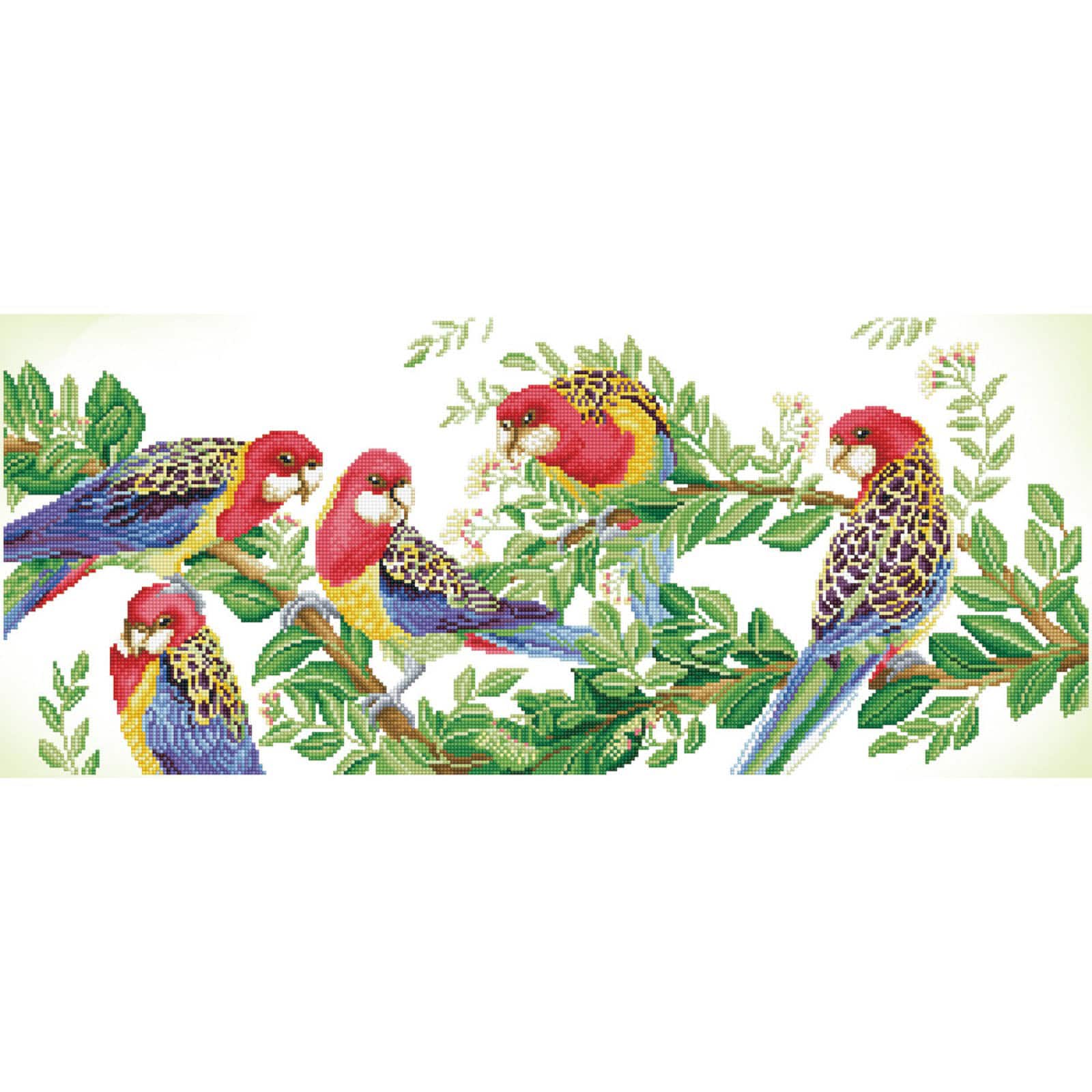 Diamond Dotz® Eastern Rosella Diamond Painting Kit