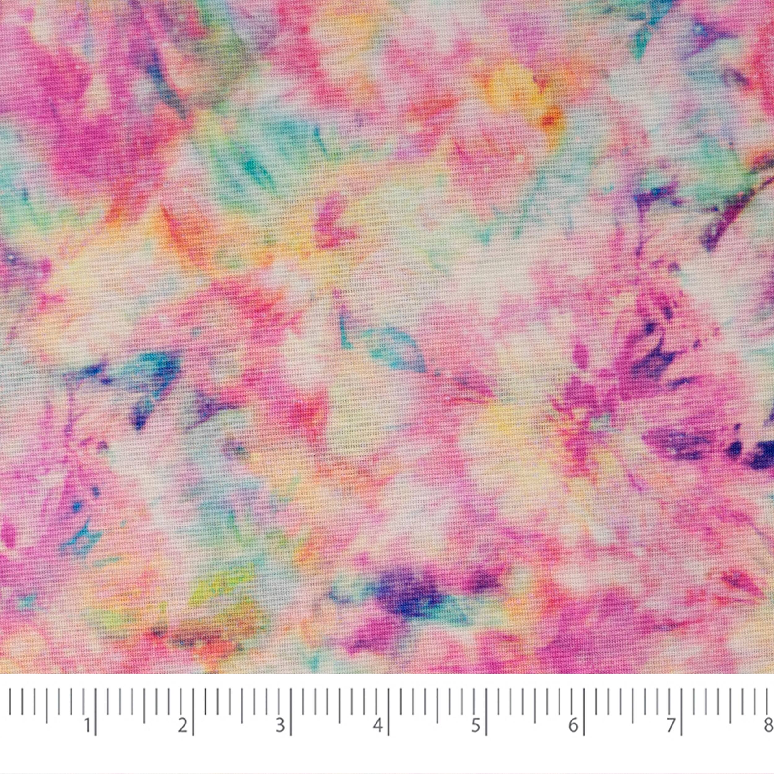 SINGER 10" x 10" Premium Tie Dye Squares Cotton Fabric Pack