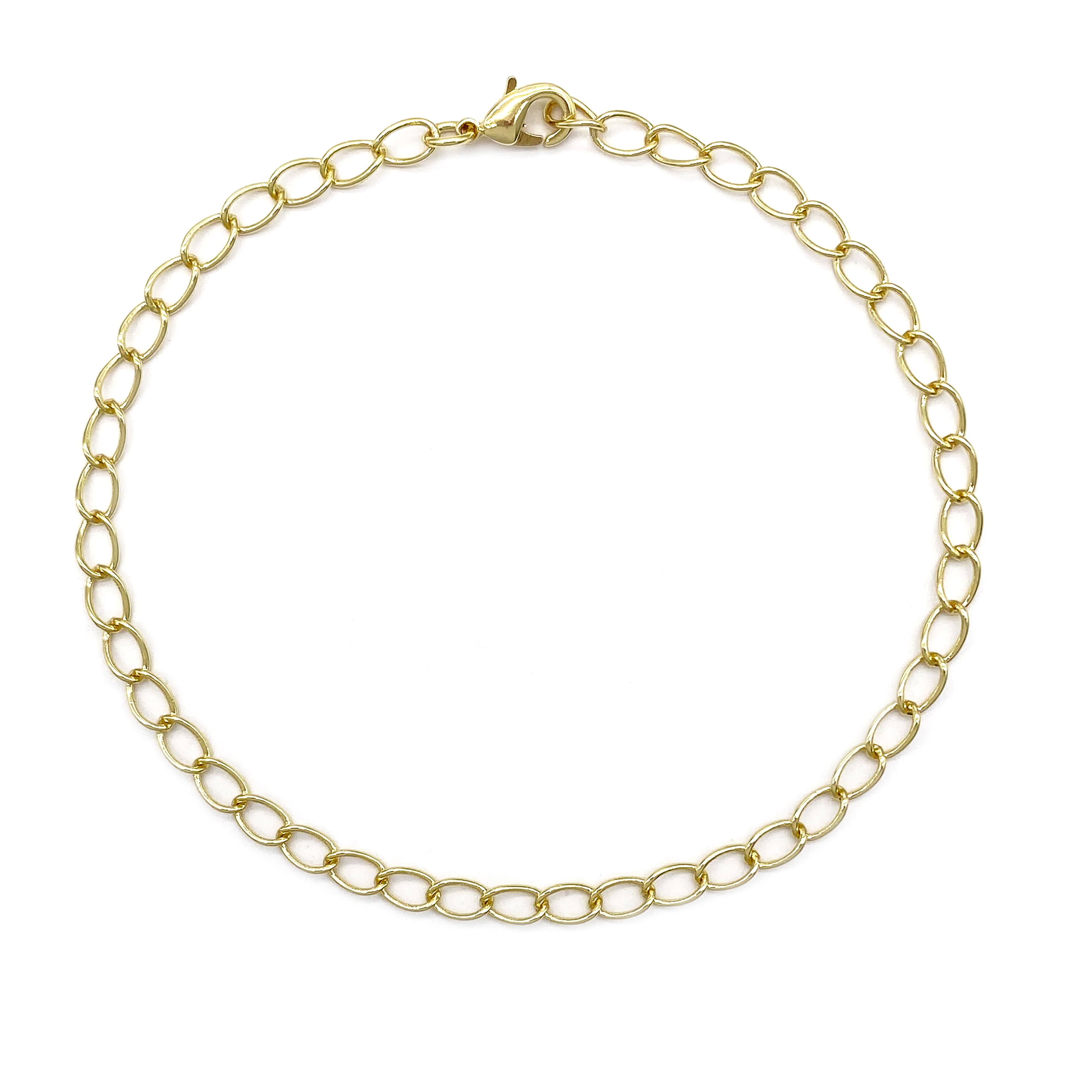 Gourmette plaquée or 18 carats de Bead Landing