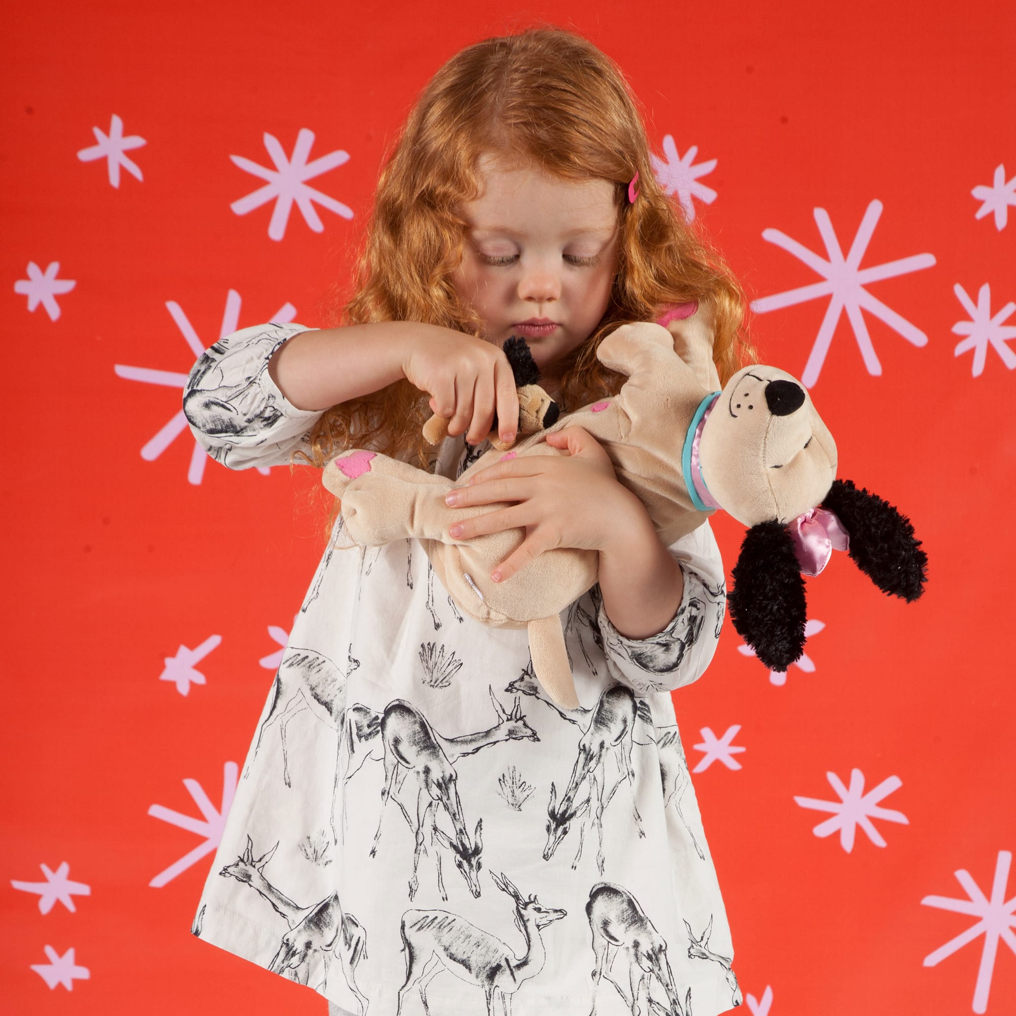 Manhattan Toy® Nursing Pets Nursing Nana Dog Plush Toy