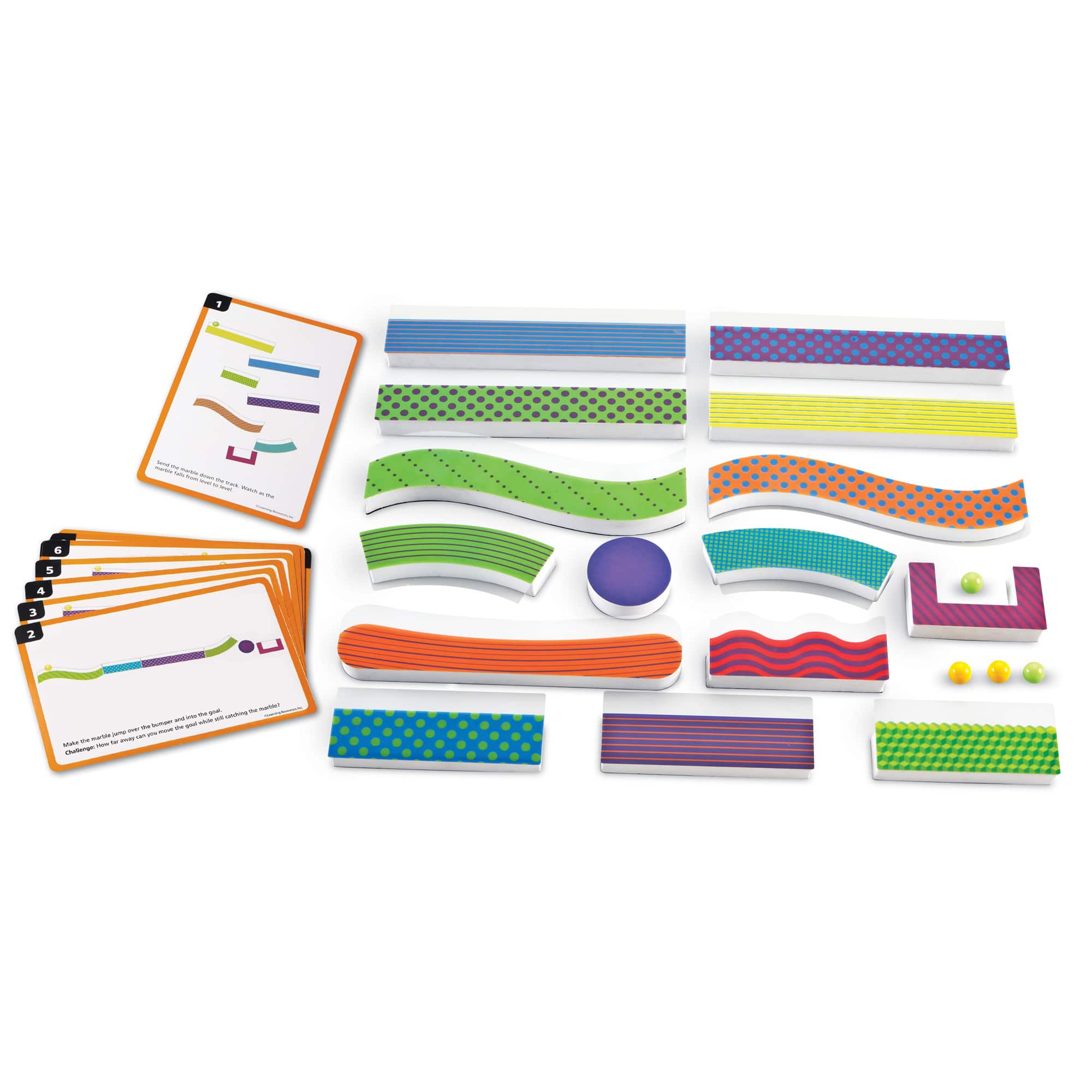 Learning Resources Tumble Trax Magnetic Marble Run Discovery Toy, One Size