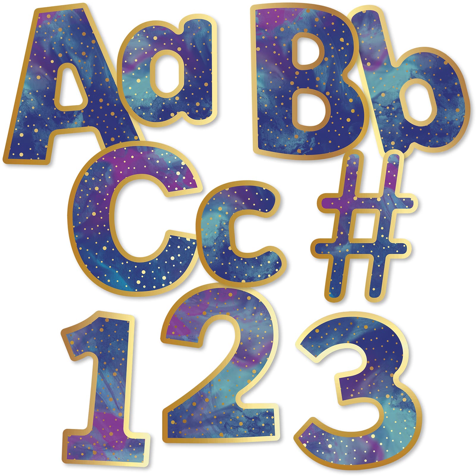 Carson Dellosa® Galaxy Combo Pack EZ Letters, 3 Packs of 219