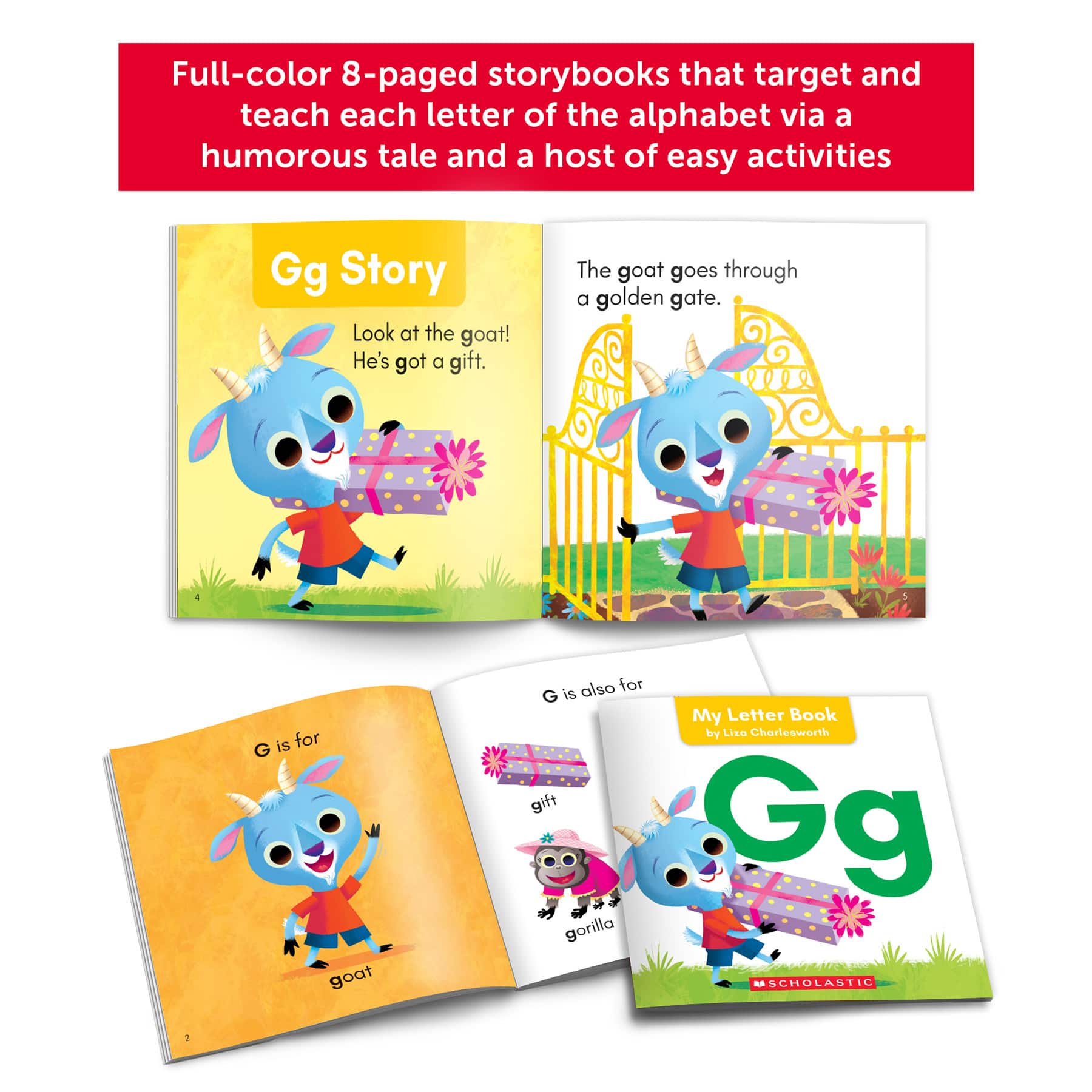 Scholastic Teaching Solutions Laugh A Lot Alphabet Book Set of 26