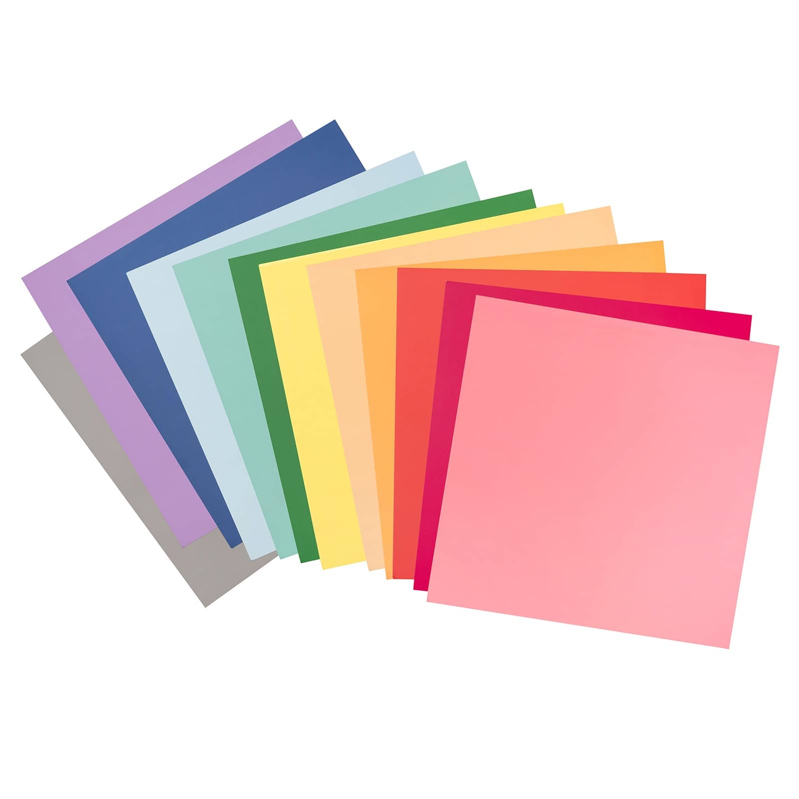 We R Memory Keepers® Shotbox Background Colored Sheets, 12pc.