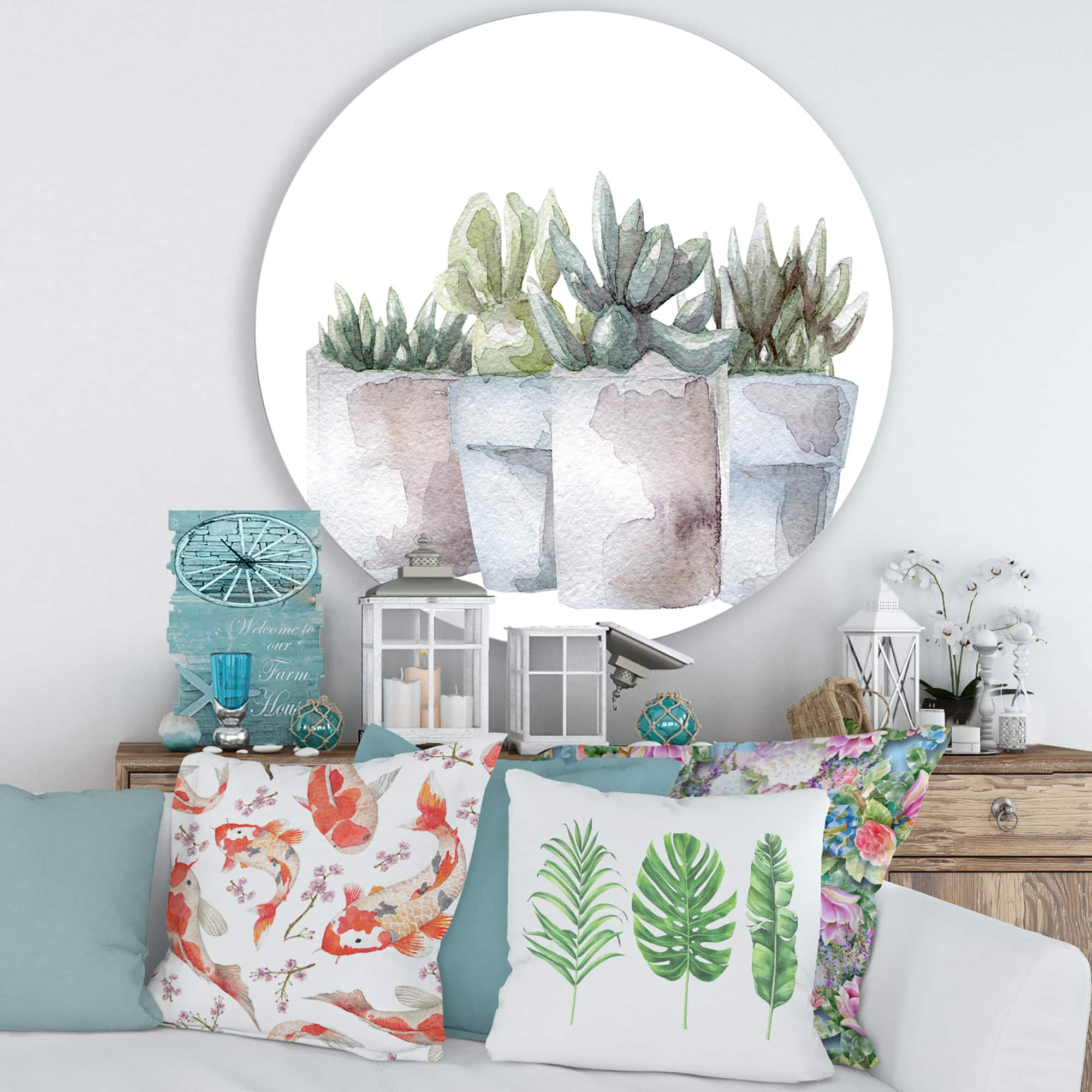 Designart - Cactus and Succulent House Plants III