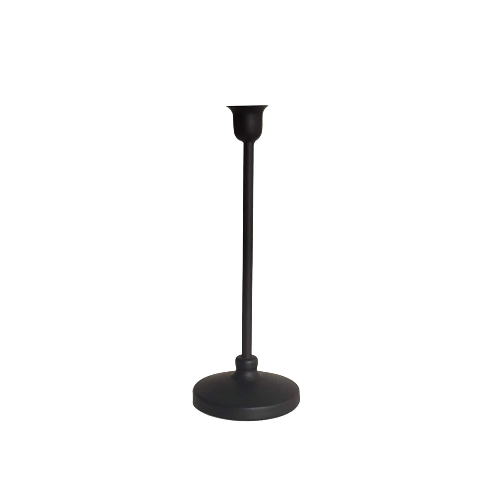Black Metal Taper Candle Holder by Ashland®