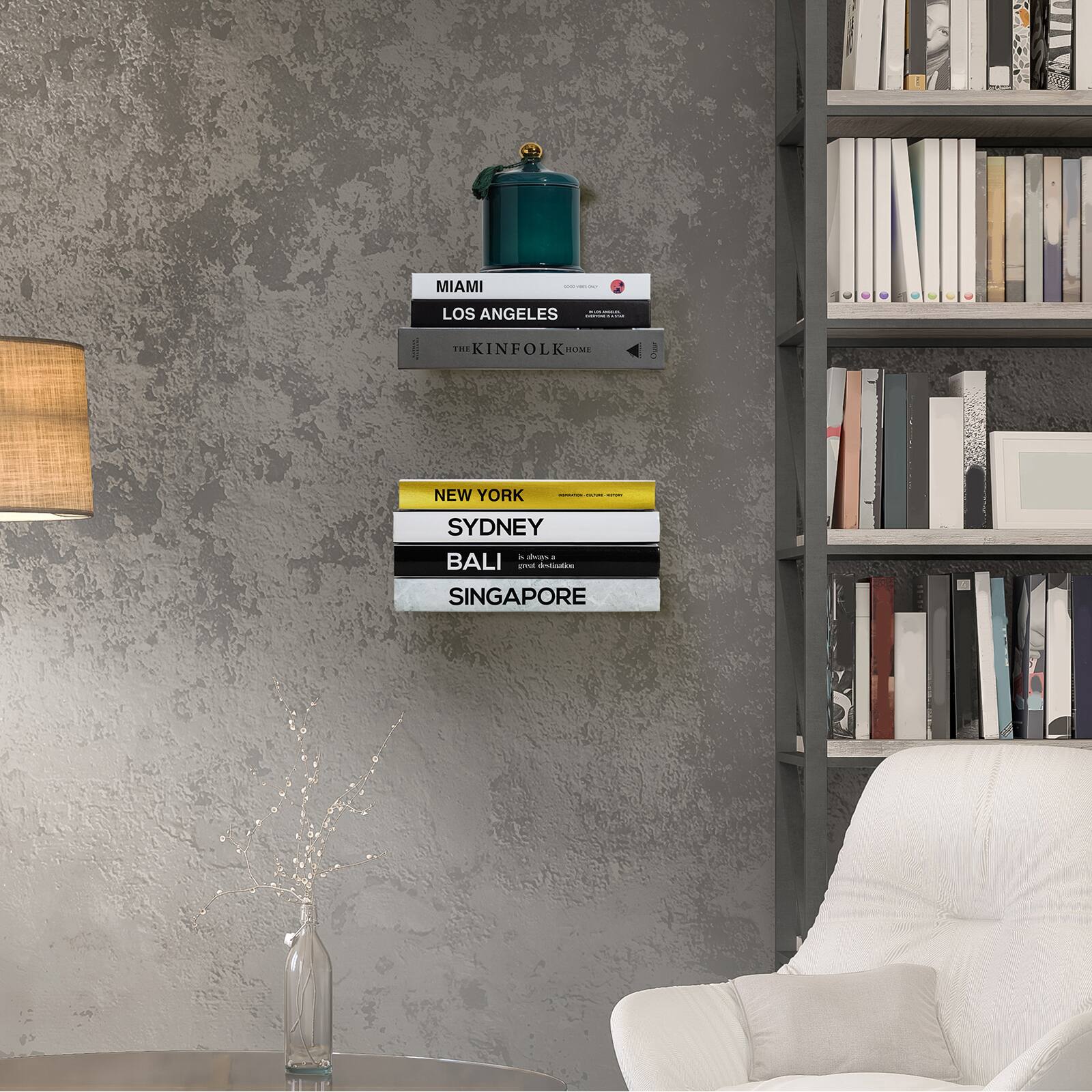 Sorbus Floating Bookshelves