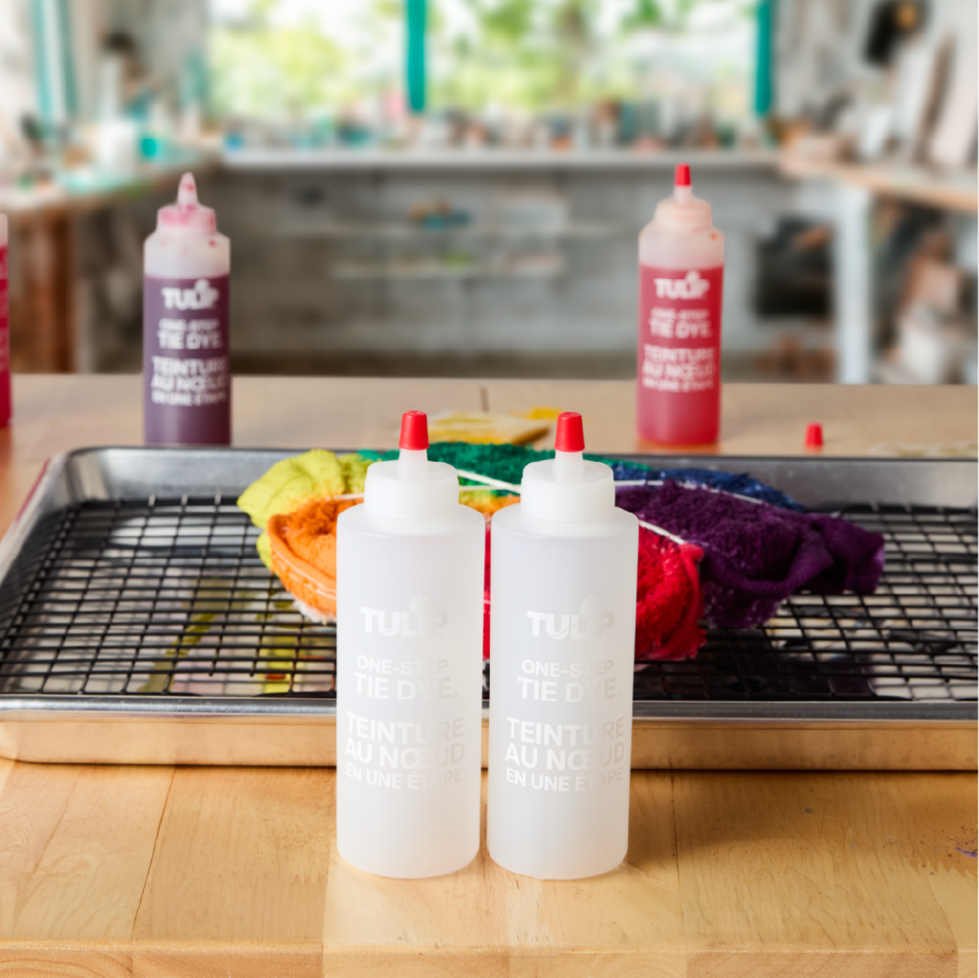 Tulip® 4oz. Tie-Dye Mixing Bottles, 2ct.
