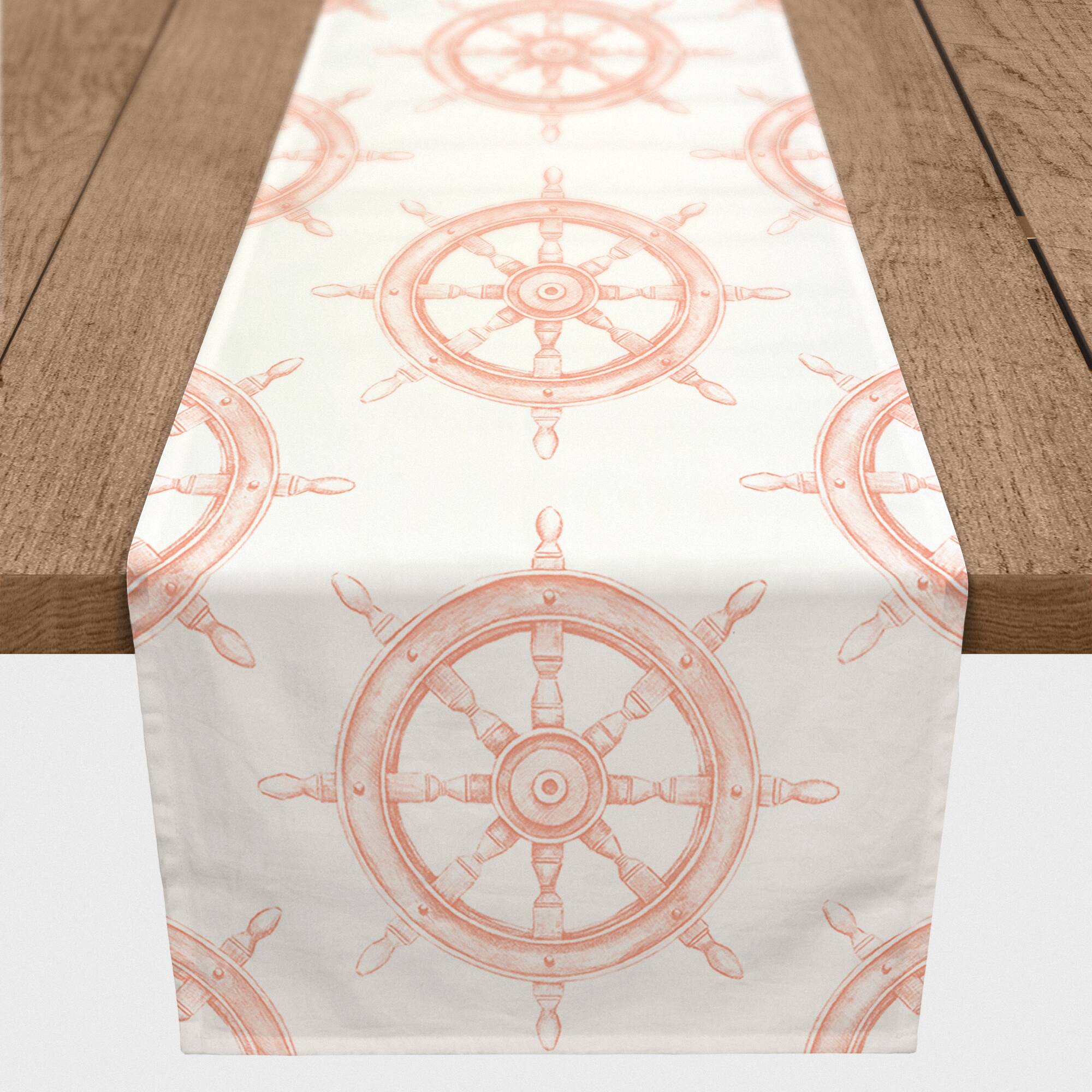 Boat Wheel Indoor/Outdoor Table Runner
