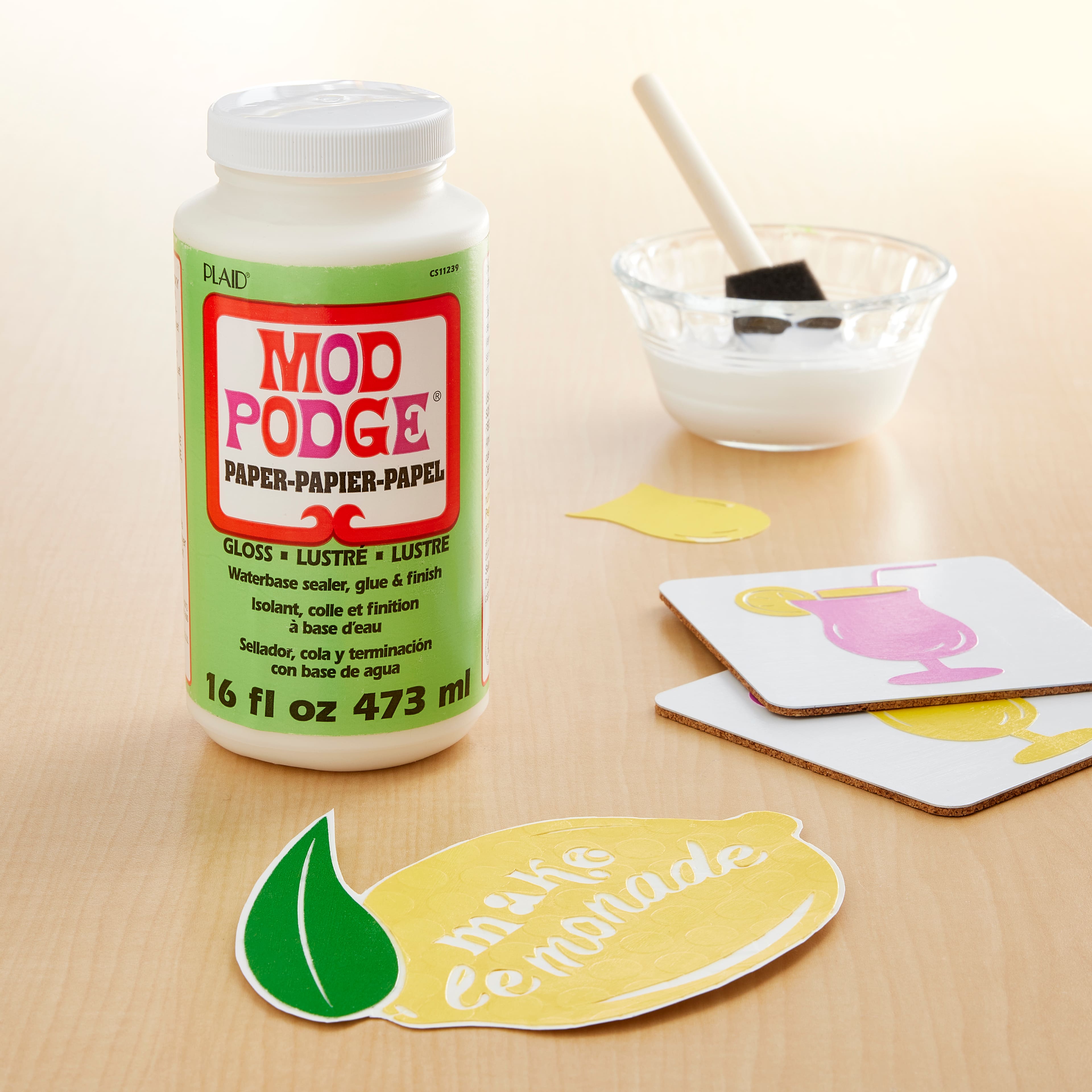 Mod Podge pour papier, lustré