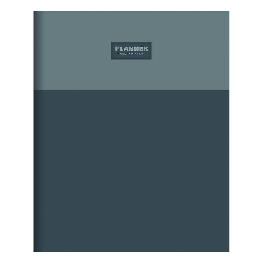 2027 Blue Blocks Medium Monthly Planner