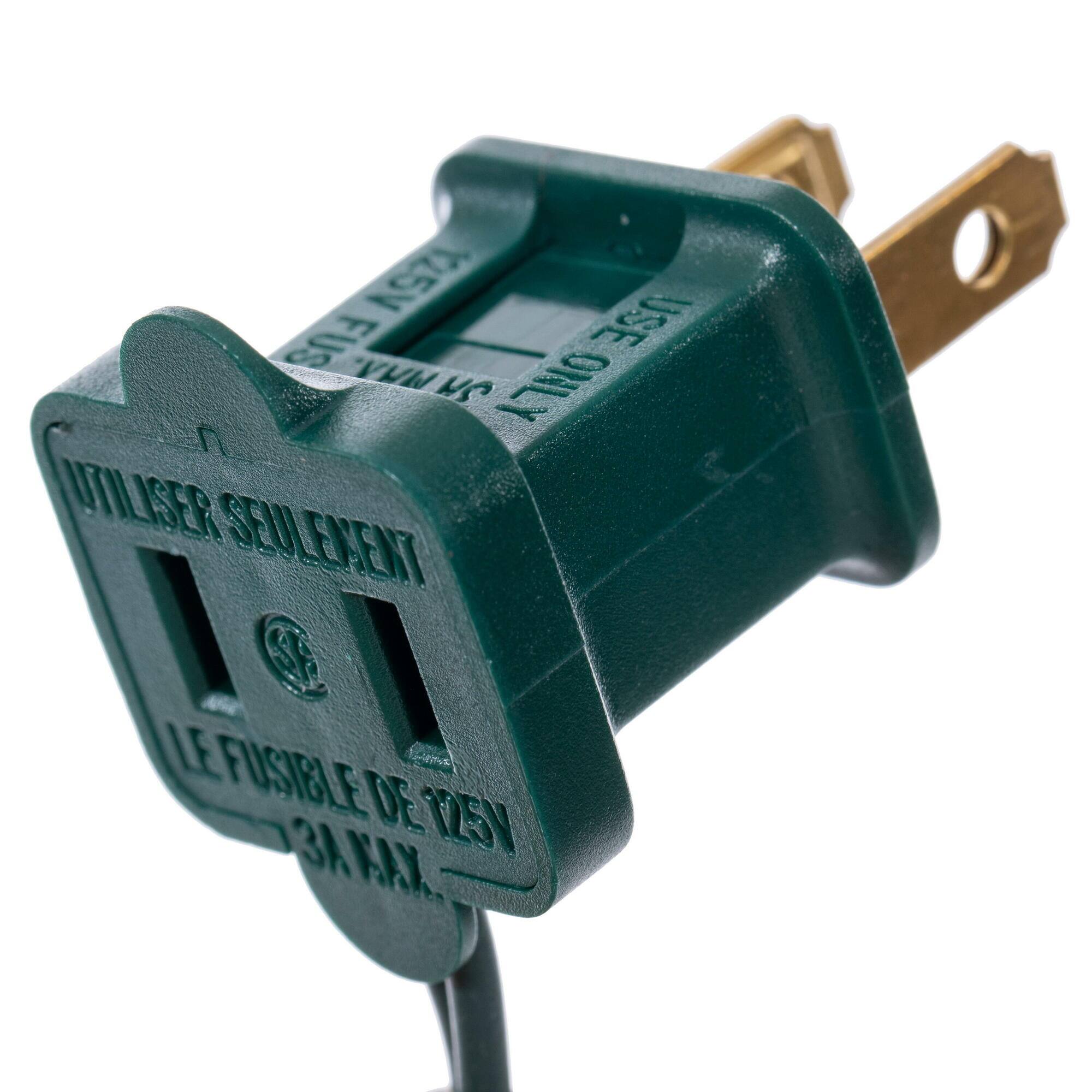 Vickerman 50ct. LED Warm White Christmas Single Mold Light Strand on Green Wire