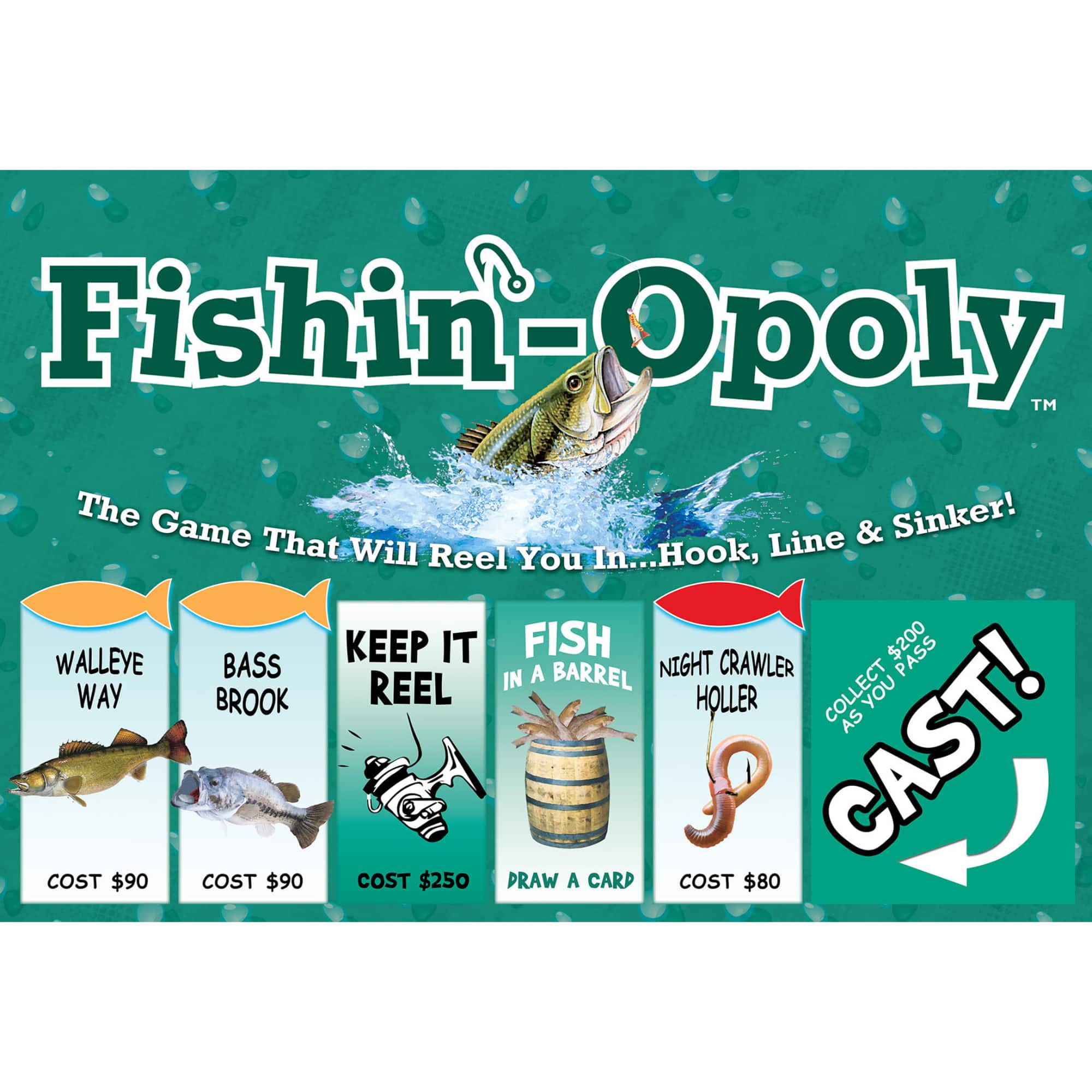 Late For The Sky Fishin'-Opoly™ Board Game