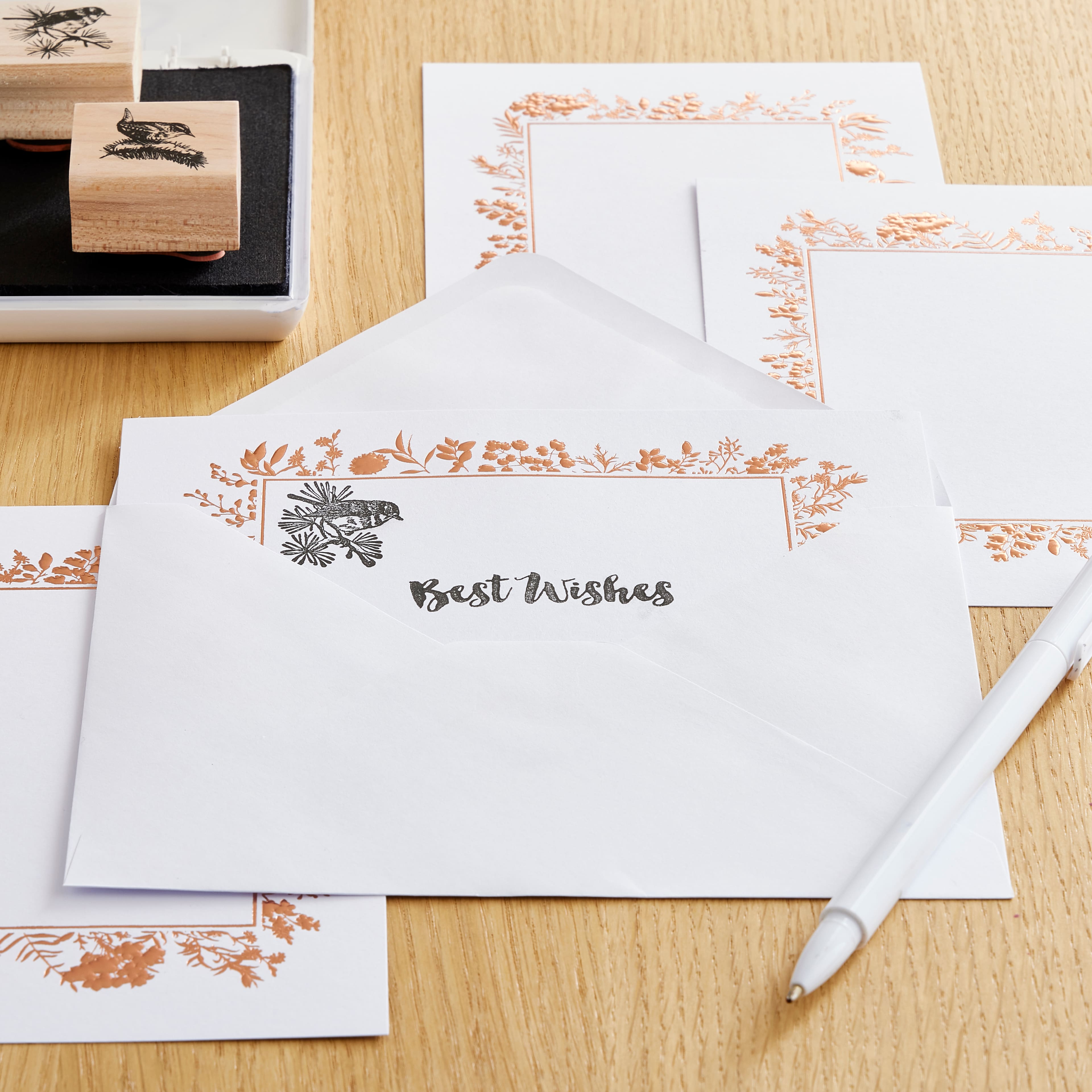 Floral Flat Cards & Envelopes by Recollections™, 5" x 7"