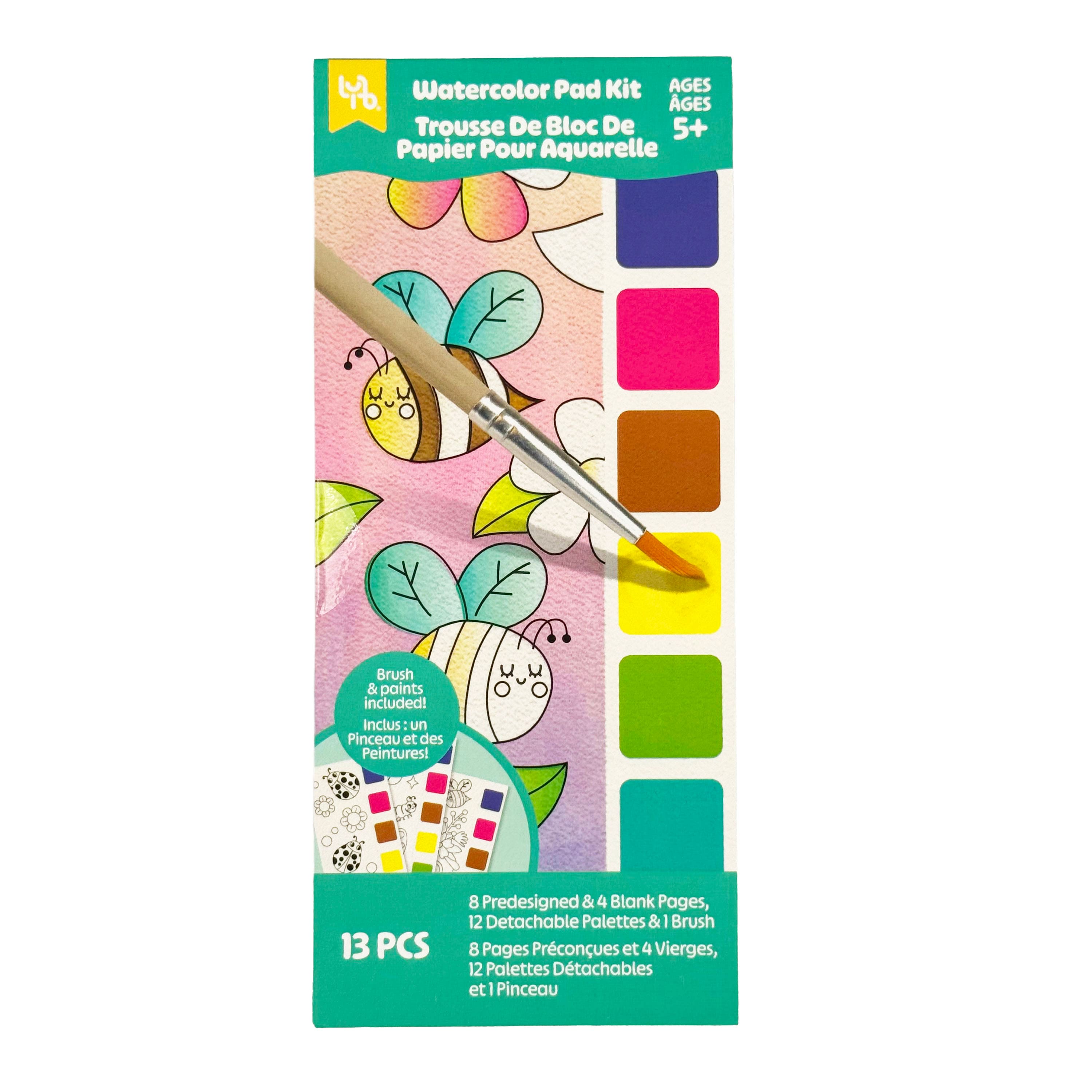 Little Yellow Bicycle® Bee Mini Watercolor Pad Kit