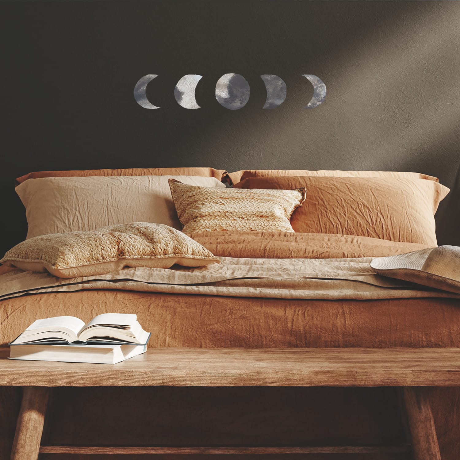RoomMates Mr. Kate Moon Peel & Stick Wall Decals with Metallic Silver Ink