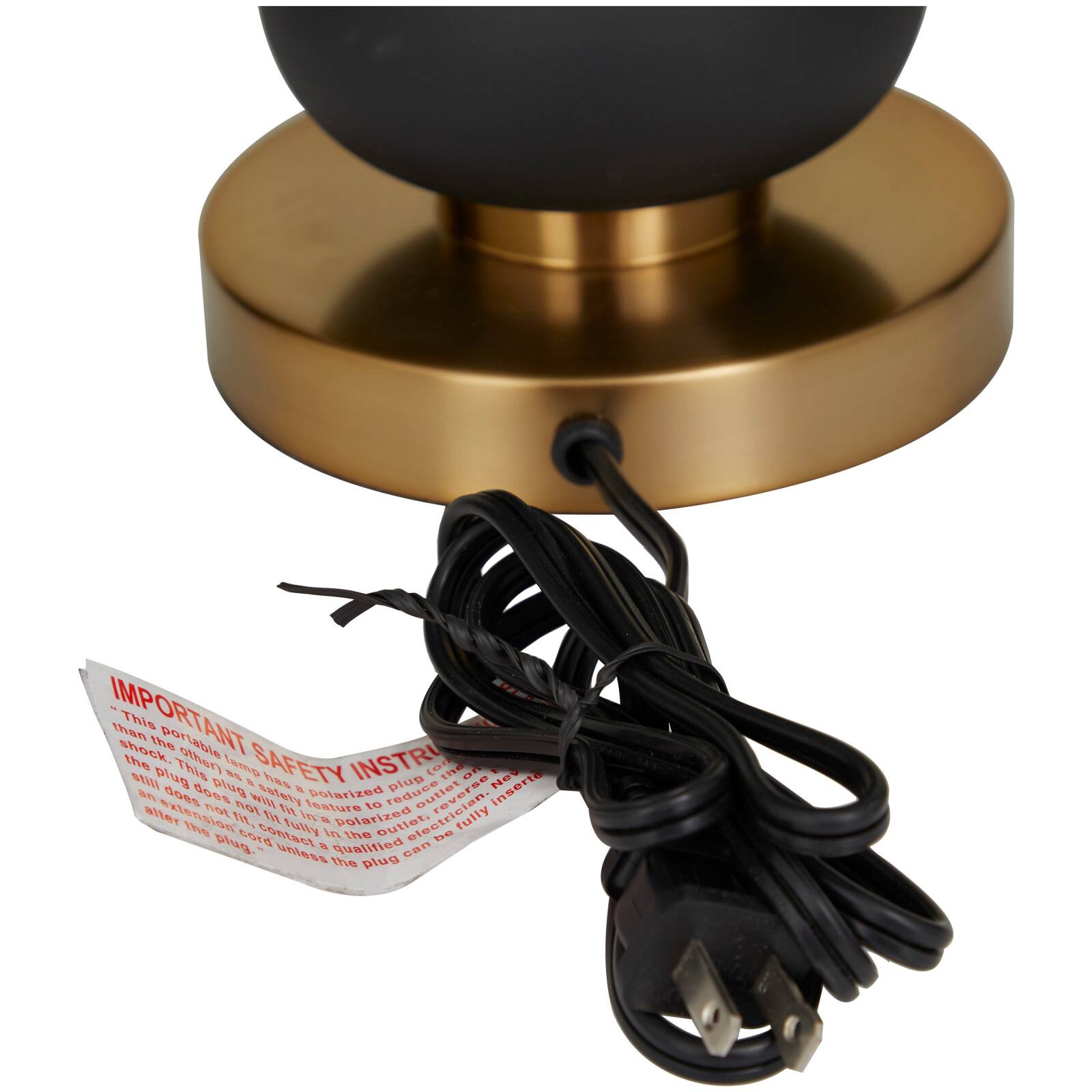 CosmoLiving by Cosmopolitan 28" Metal Orbs Style Base with Drum Shade Table Lamp