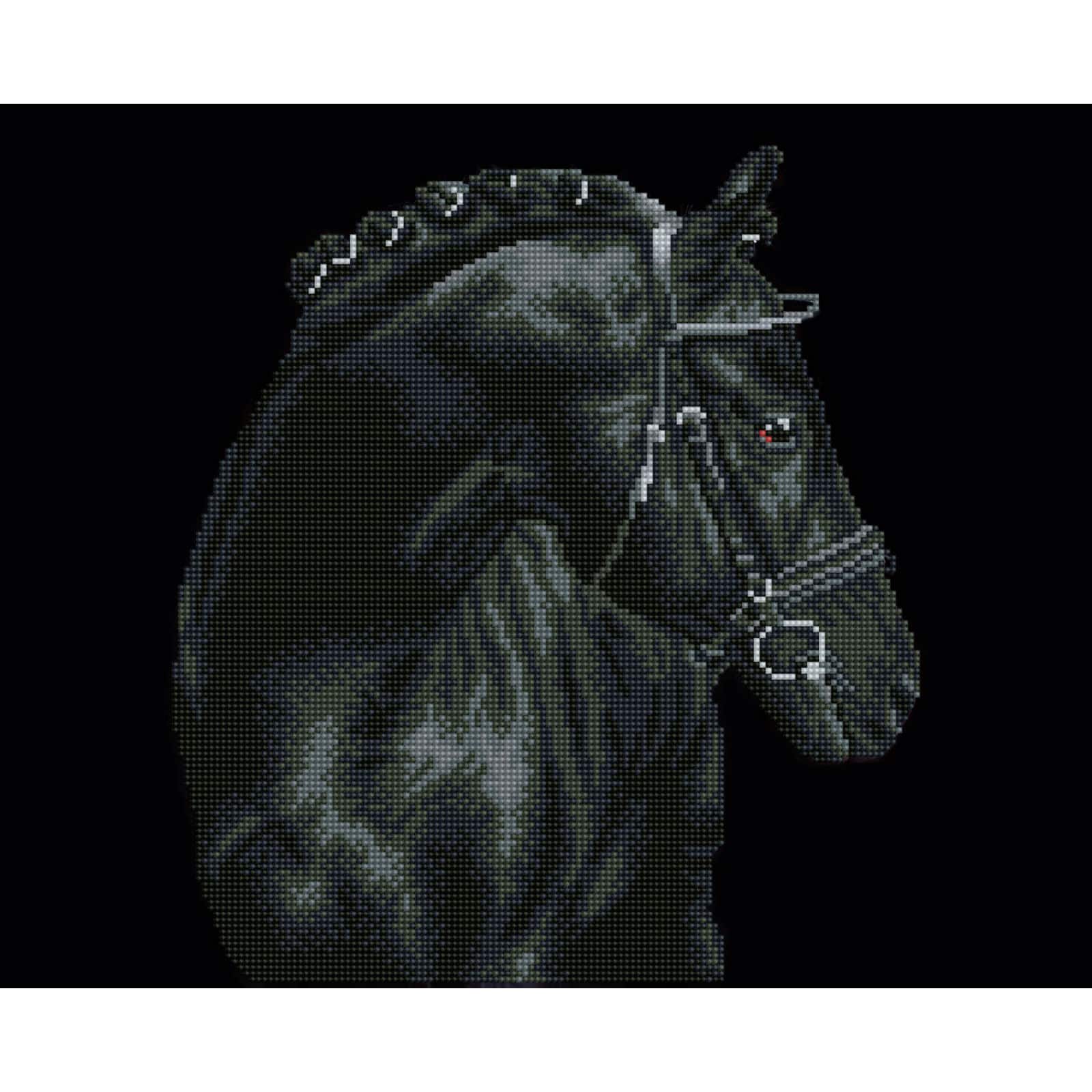Diamond Dotz® Intermediate Black Sheen Diamond Painting Kit