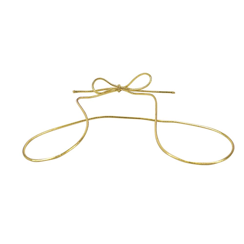 JAM Paper Home Décor Trimmings Gold Stretch Loop