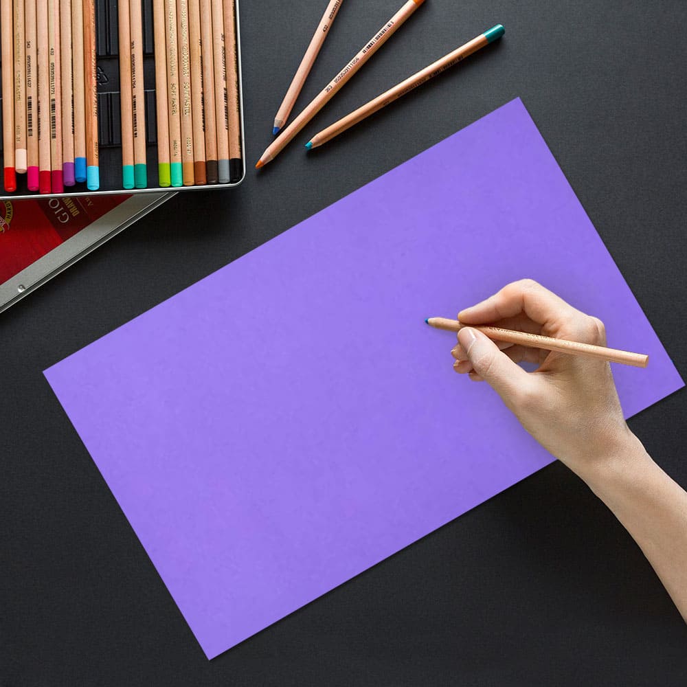 JAM Paper Bright Hue 8.5" x 14" 24lb. Recycled Colored Legal Paper, 100 Sheets