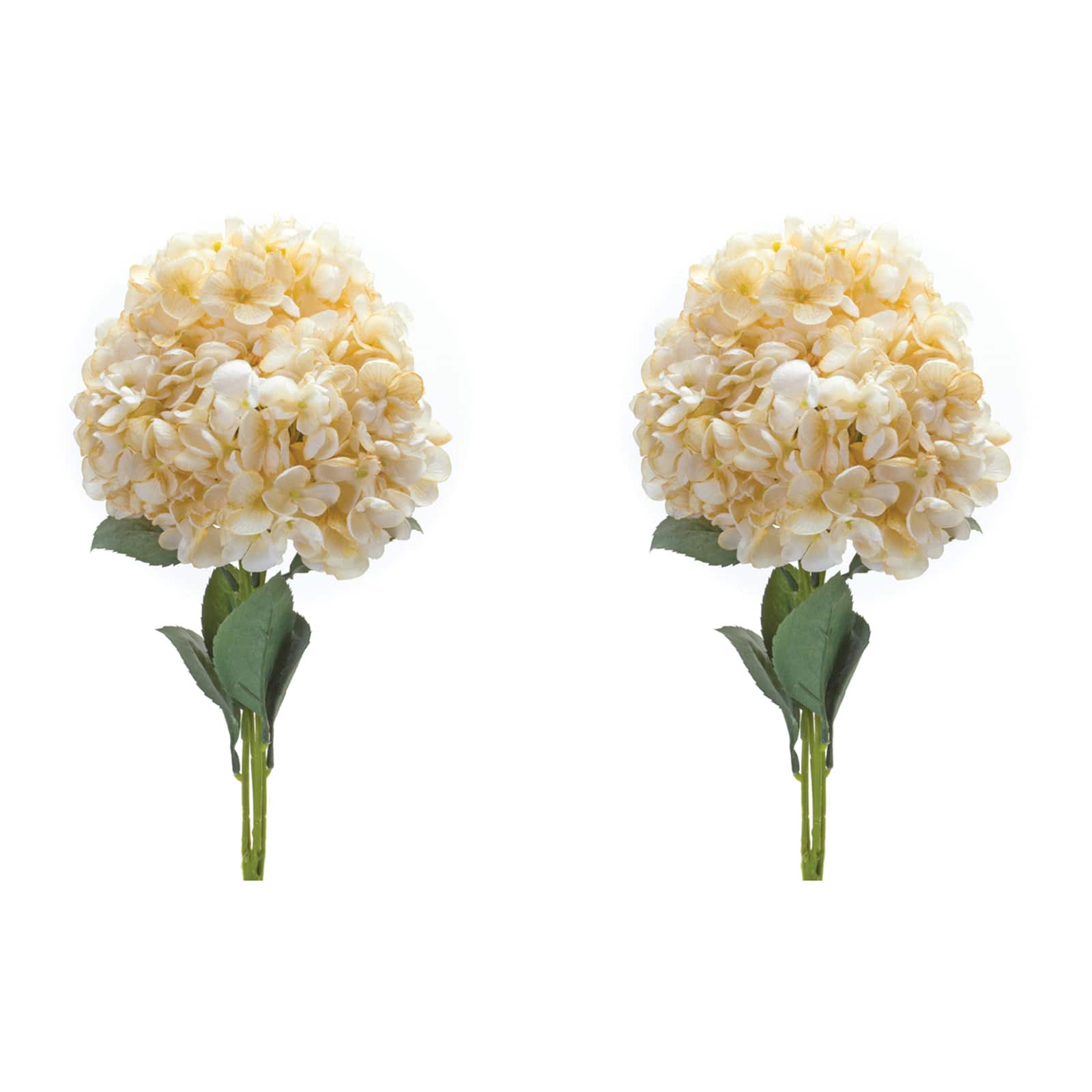 White Hydrangea Bush, 2ct.