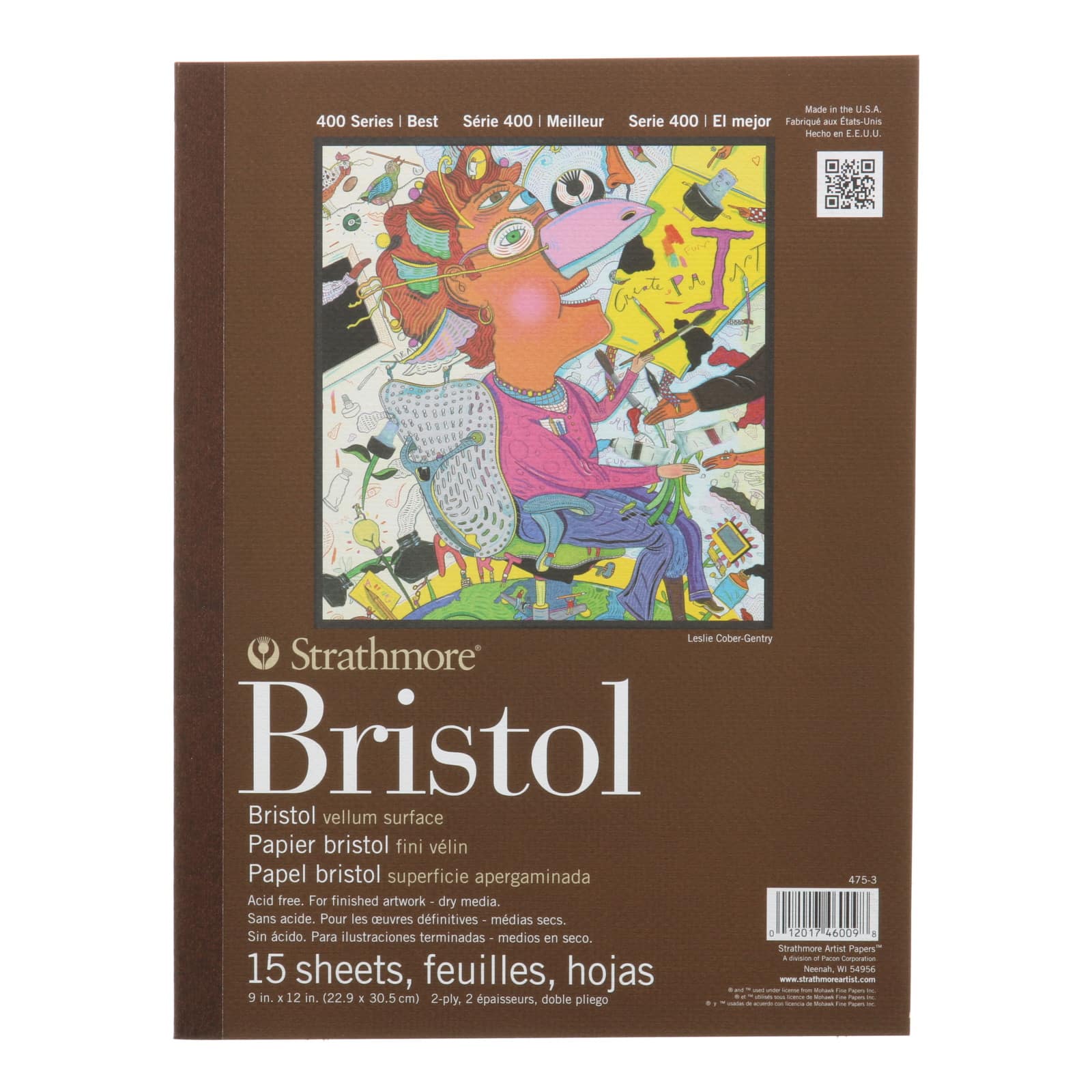 Strathmore® 400 Series Bristol Vellum Paper Pad