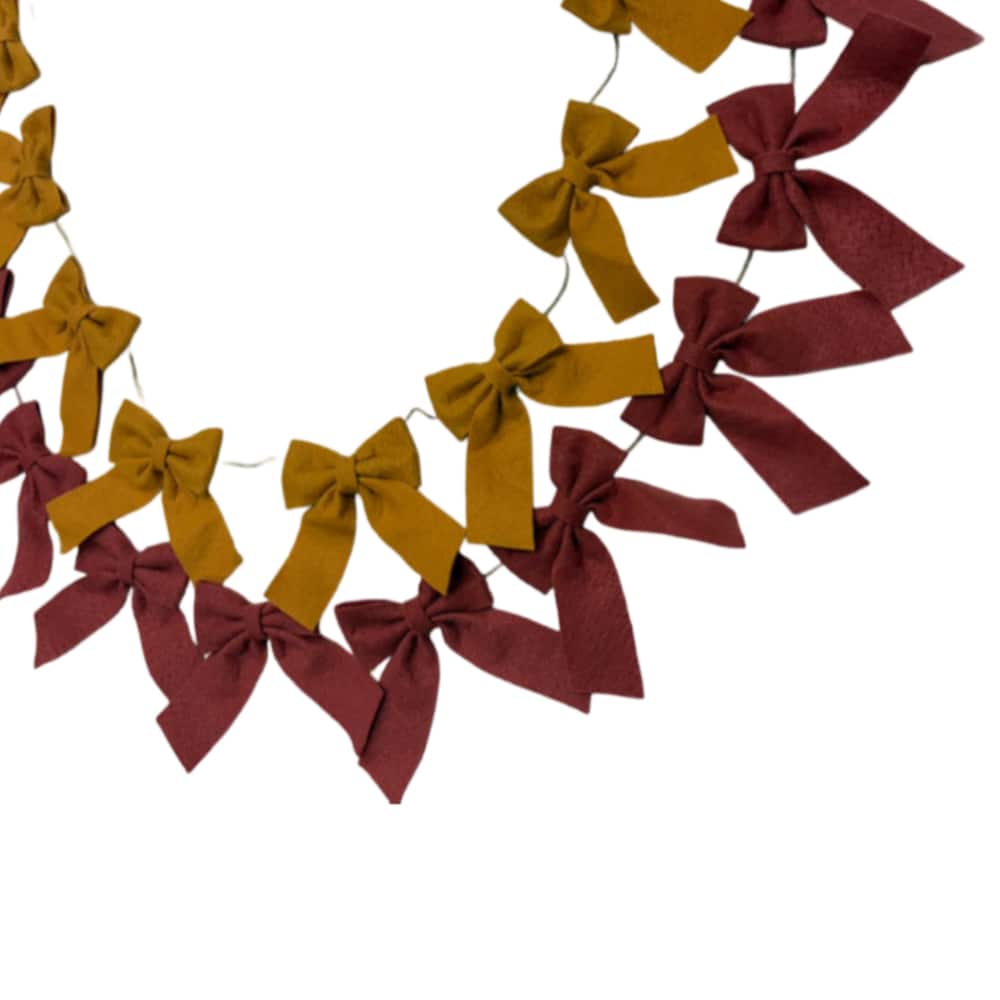 6ft. Double Layer Bow Garland by Ashland®