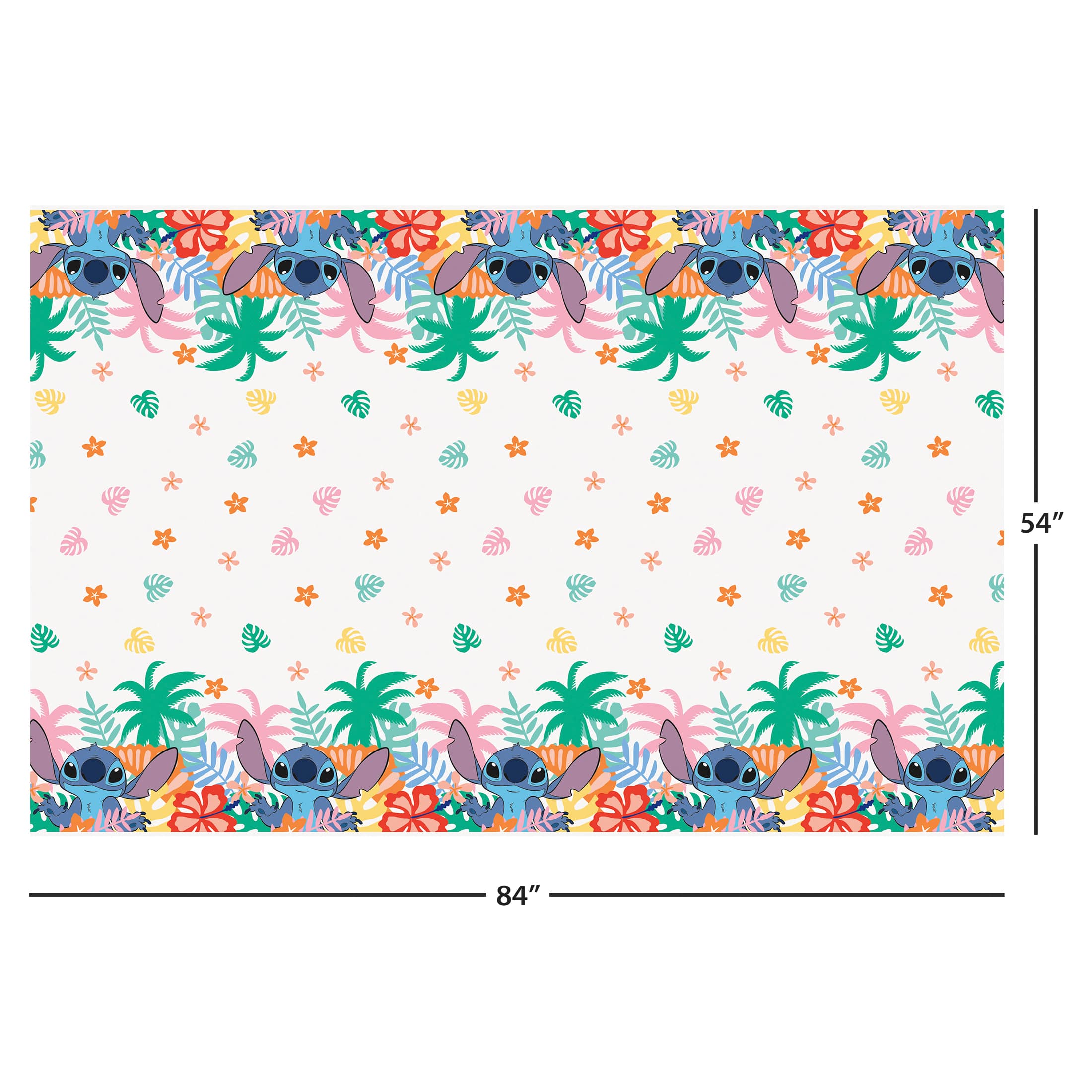 54" x 84" Disney® Lilo & Stitch Plastic Table Cover