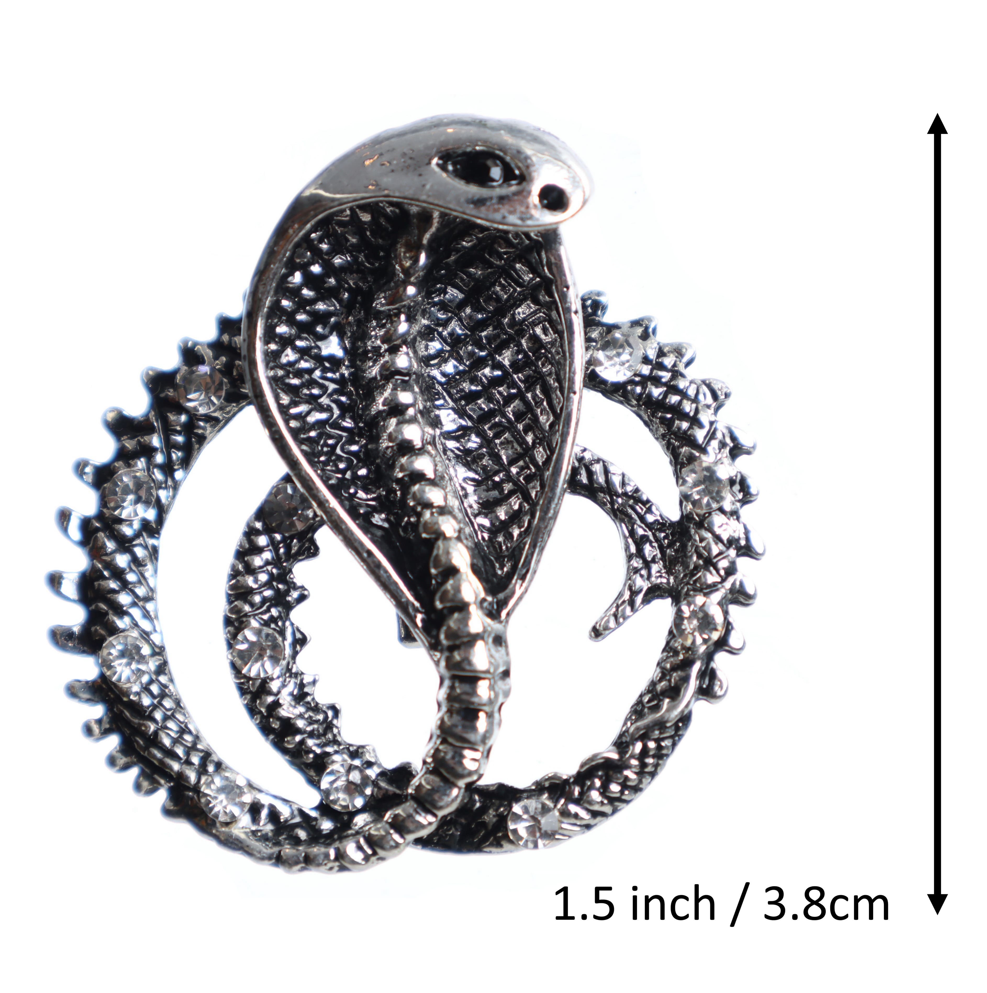 1.5" Cobra with Gems Metal Accent by Ashland