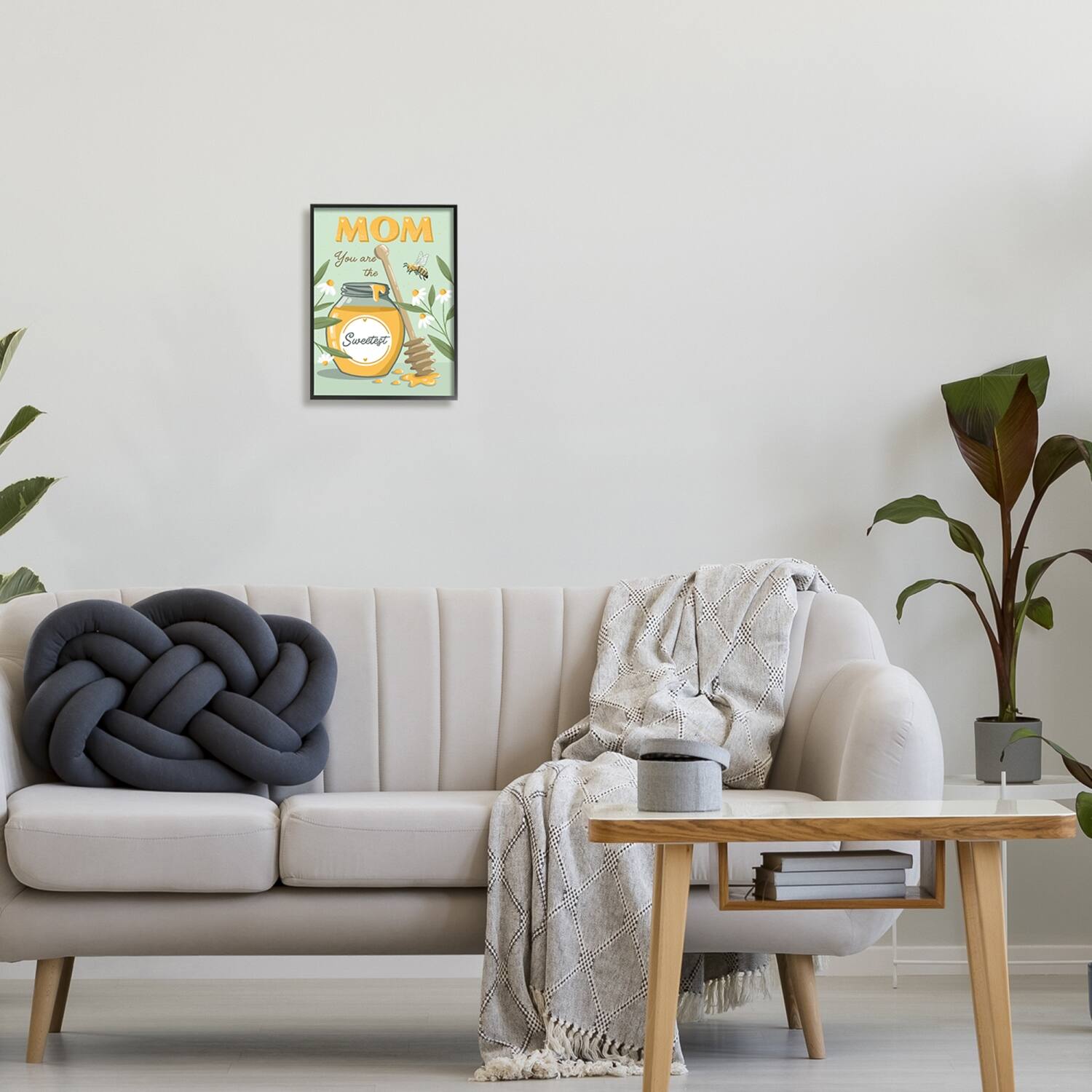 Stupell Industries Mom You Are The Sweetest Honey Jar Framed Giclee Art