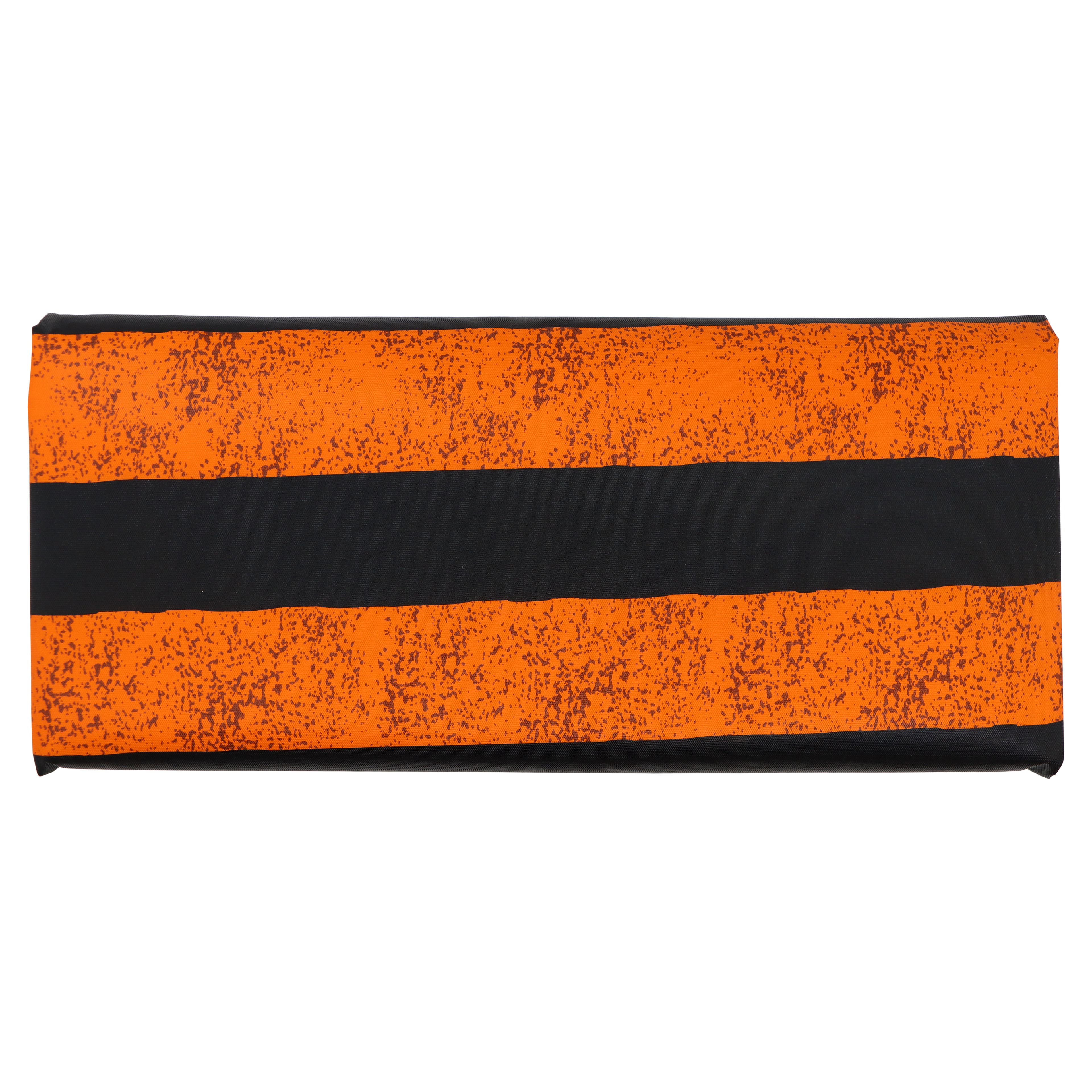 52" x 70" Halloween Orange & Black Stripe Tablecloth by Celebrate It™
