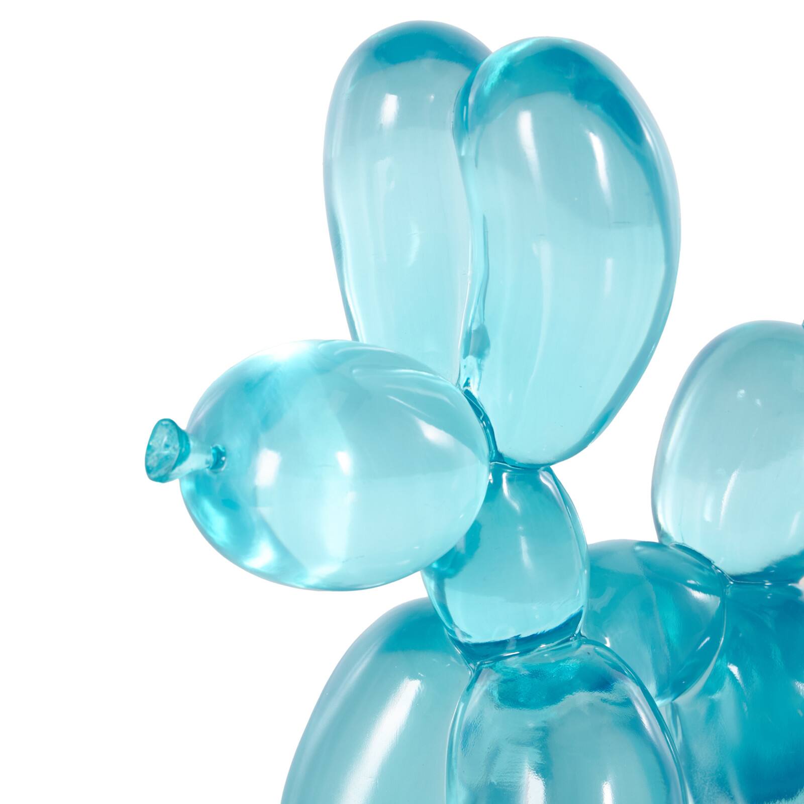 9.75" Resin Tinted Balloon Dog Sculpture