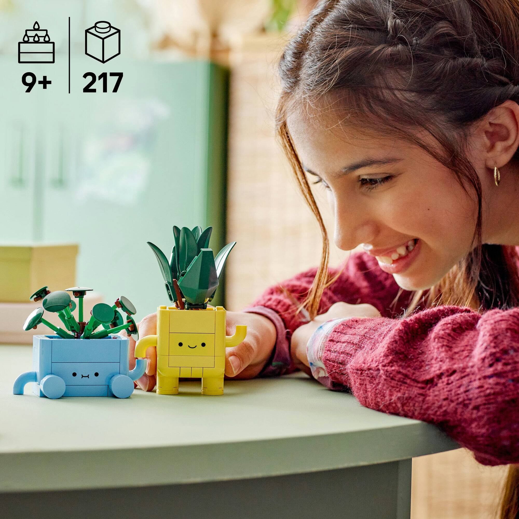 LEGO® Botanicals Happy Plants Shelf Decor 10349