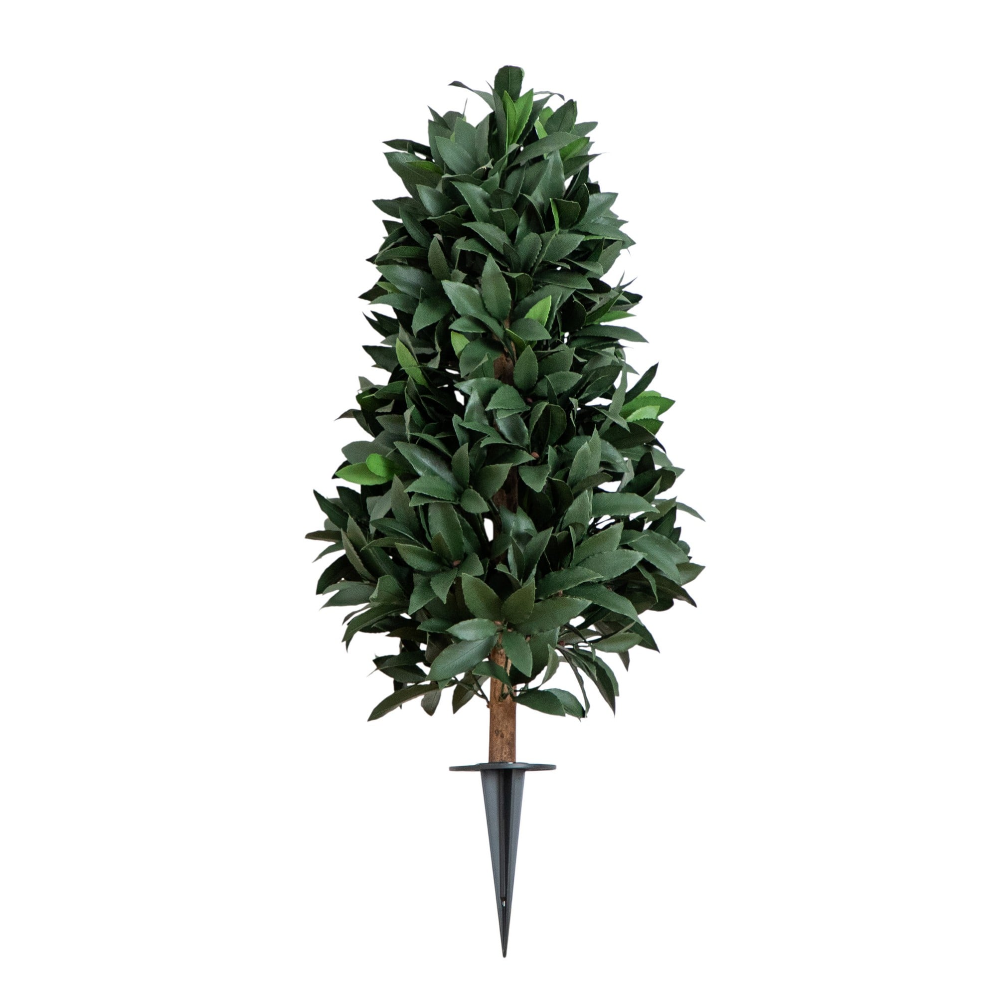 3ft. UV Resistant Artificial Laurel Plant with Integrated Ground Stake (Indoor/Outdoor)