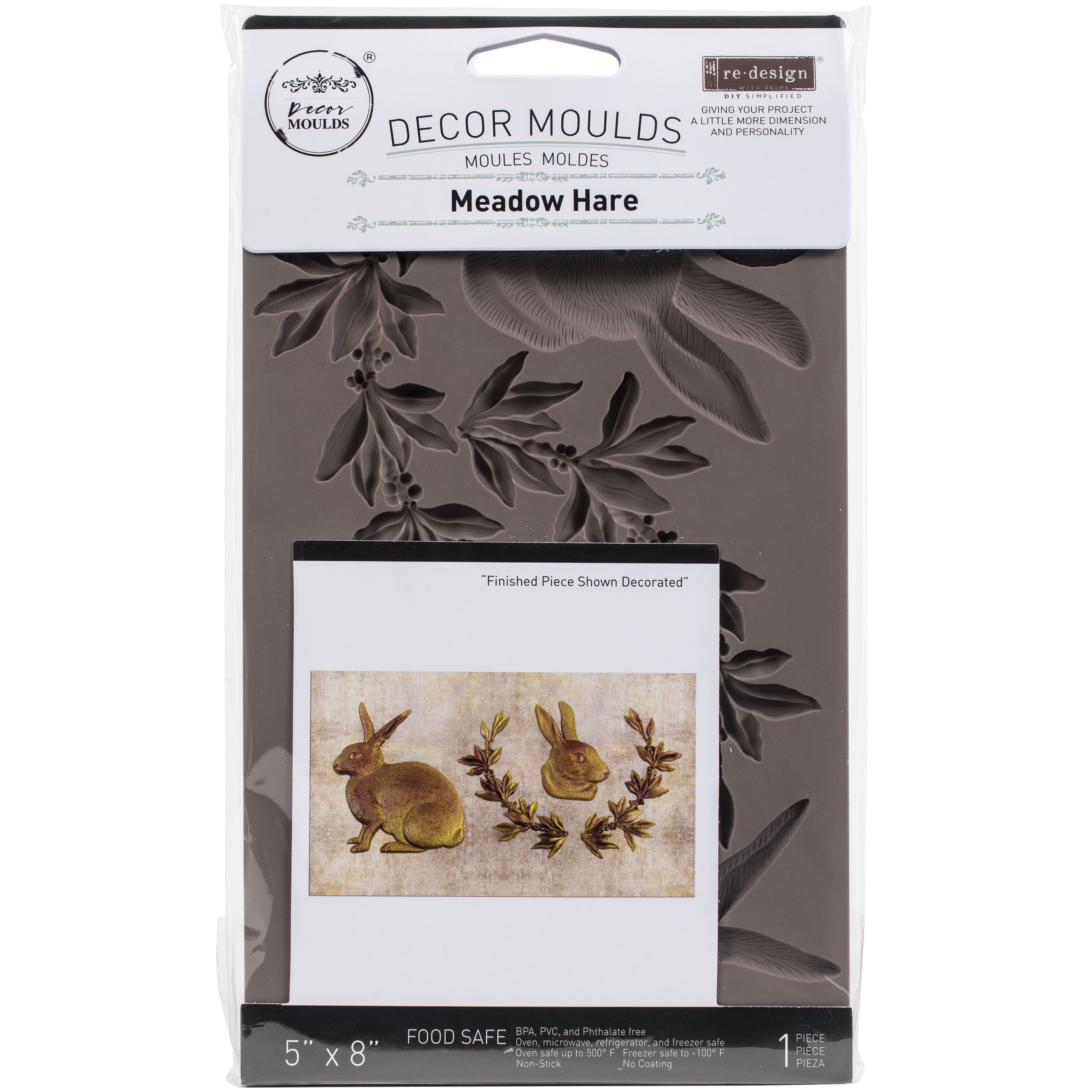 Redesign with Prima® Decor Mould® Meadow Hare Silicone Mold