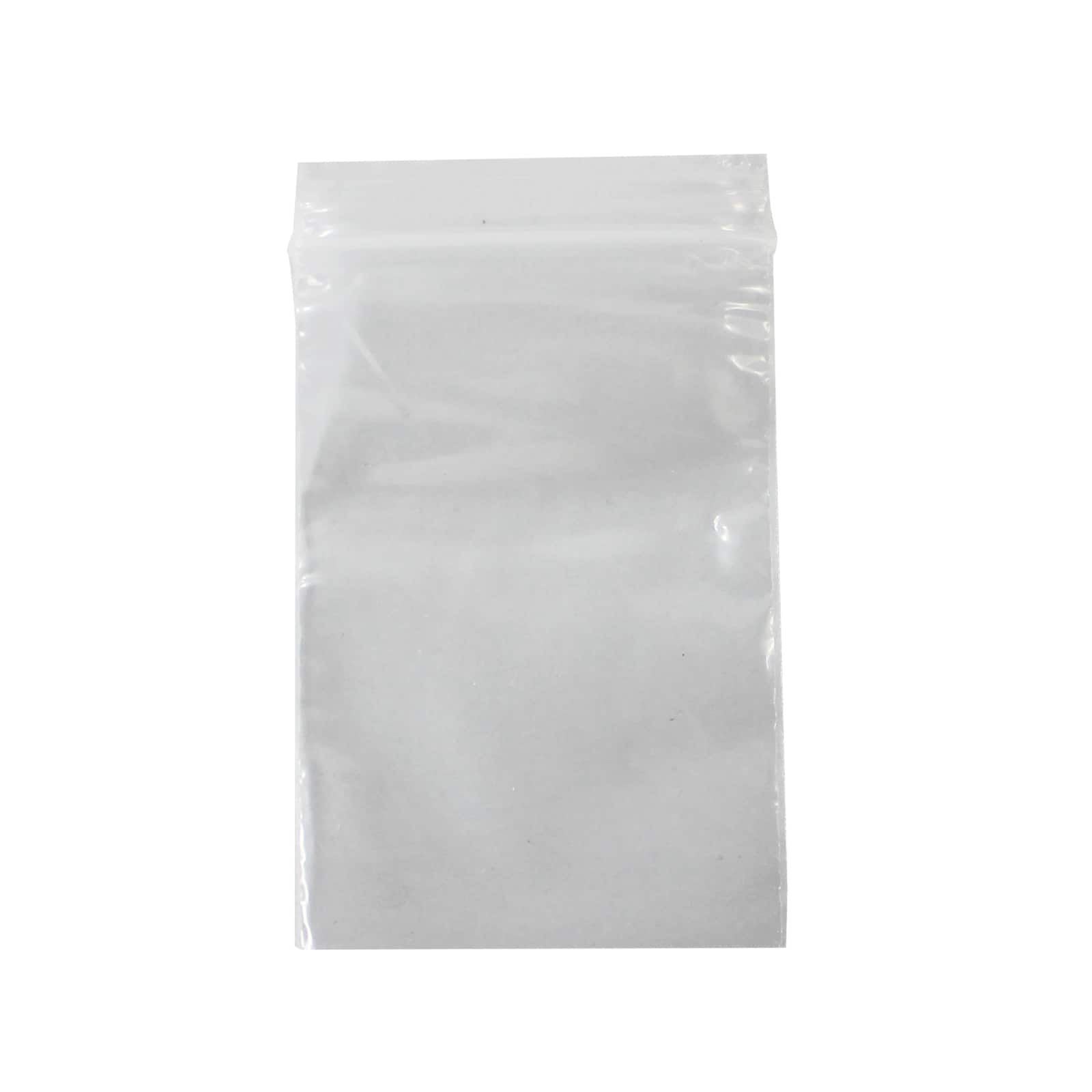 12 Packs: 150 ct. (1,800 total) 2" x 3" Resealable Zip Bags by Bead Landing™
