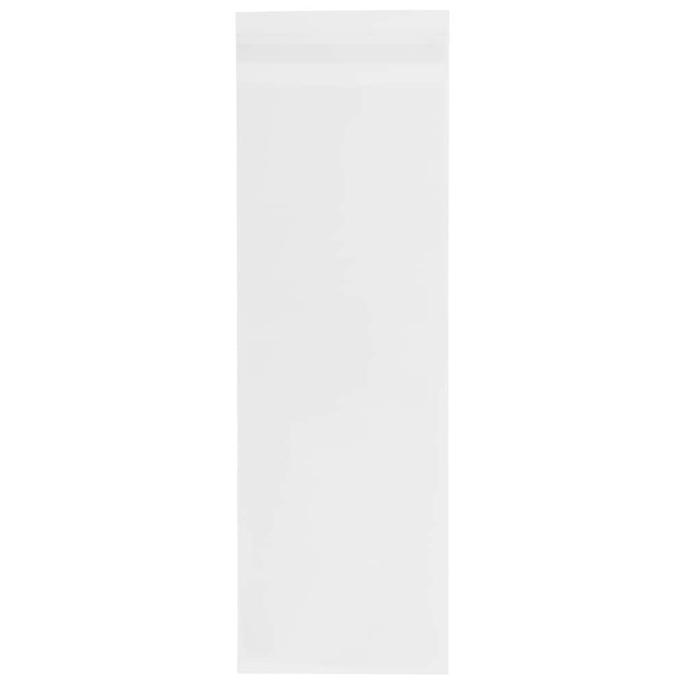 JAM Paper Clear 4.375" x 12.25" Clear No. 12 Policy Cello Sleeve Envelopes, 100ct.