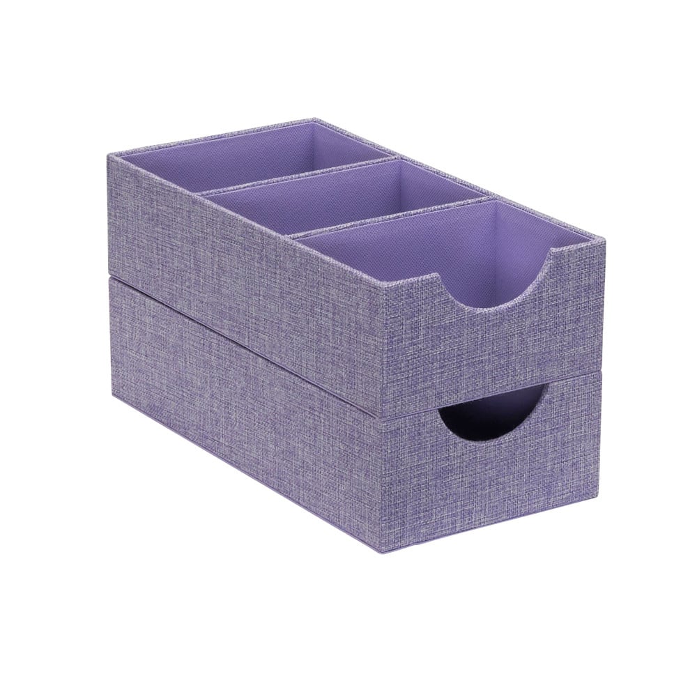 Household Essentials 3-Compartment Drawer Organizers, 2ct.