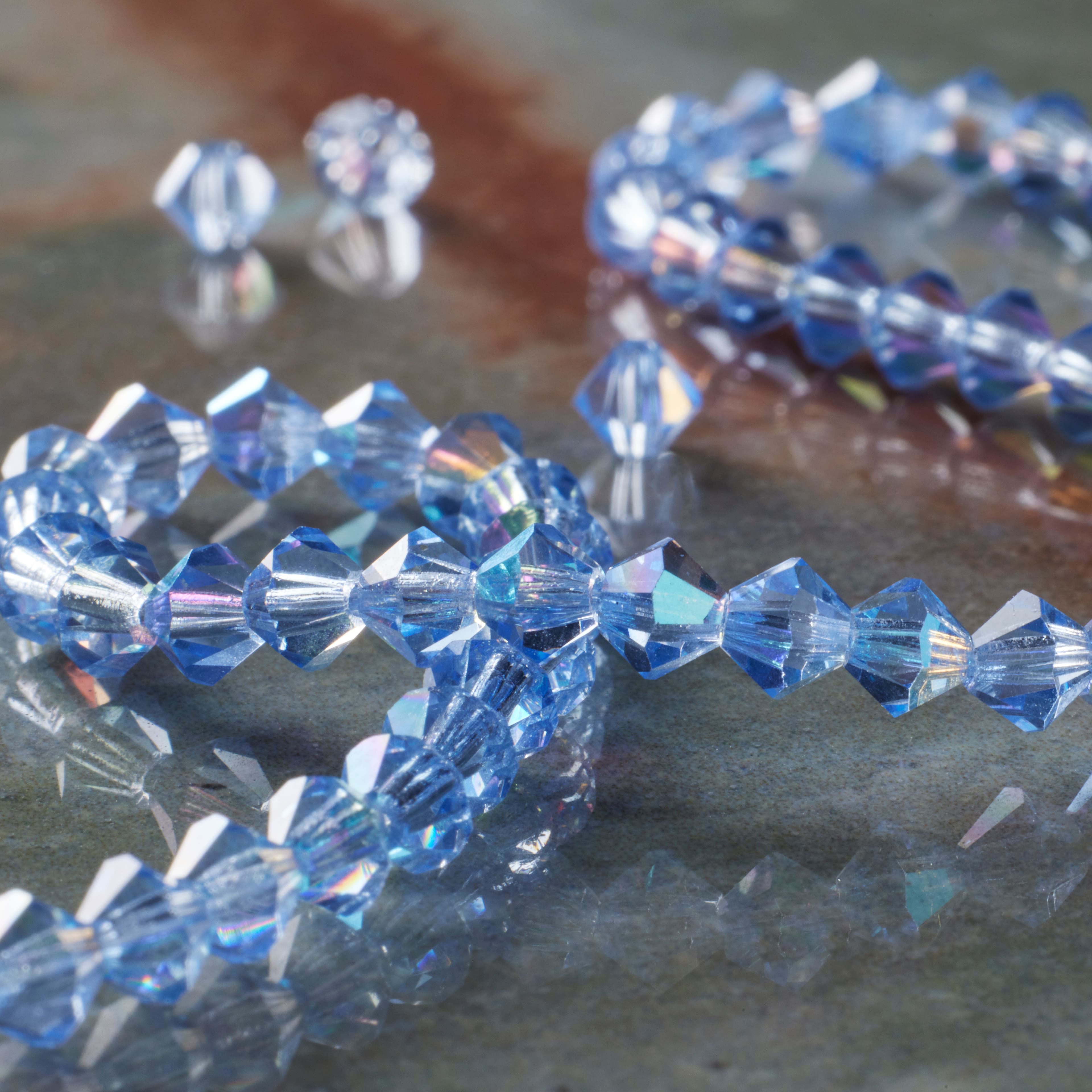 12 Pack: Preciosa® Czech Crystal Bicone Beads, 4mm by Bead Landing™
