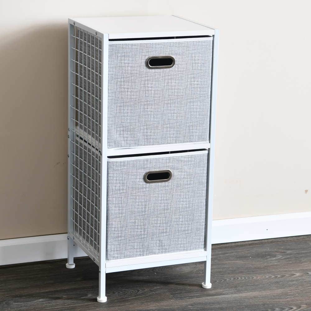 2 Pack Household Essentials 13" Fabric Storage Bins