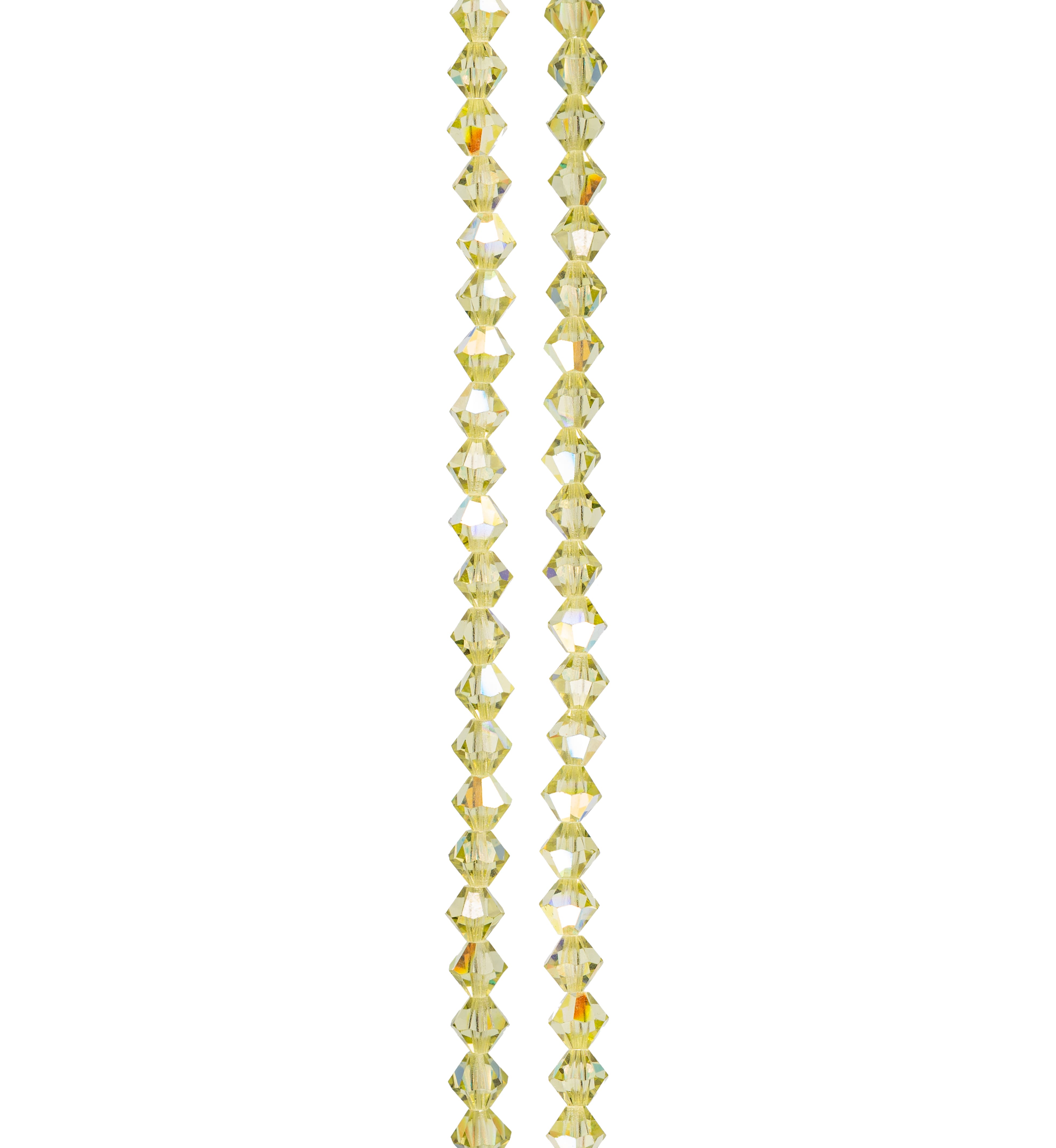 Preciosa Glass Crystal Bicone Beads, 6mm by Bead Landing™